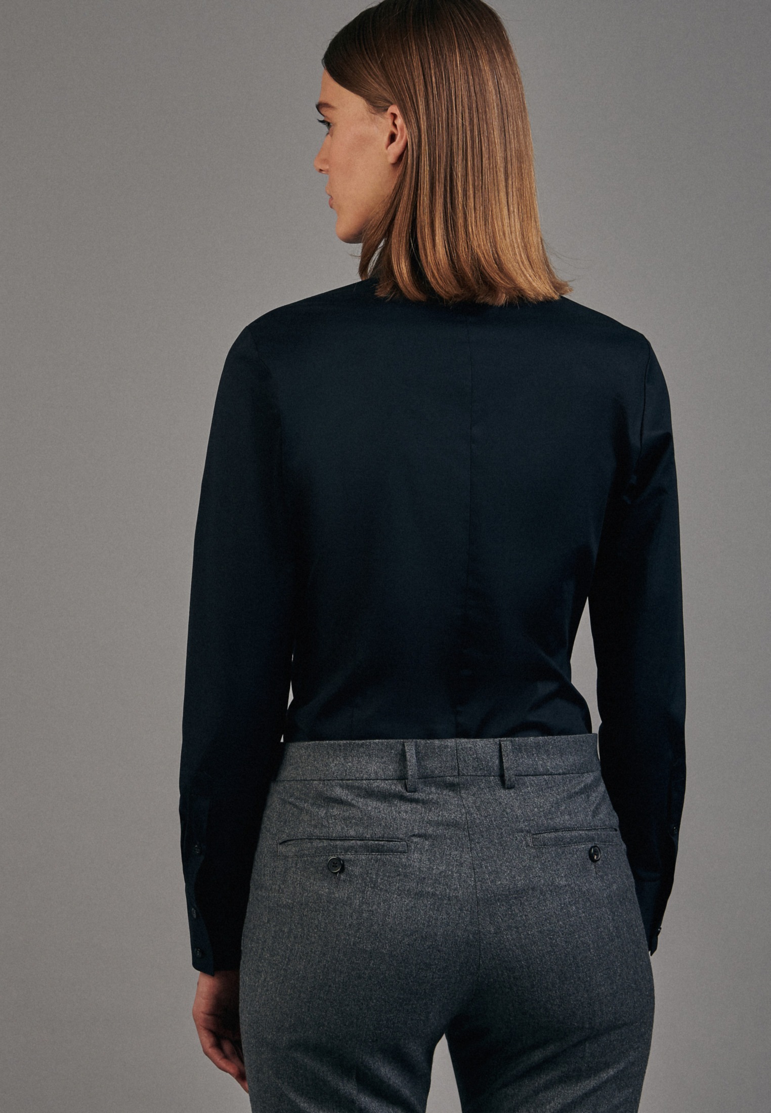 seidensticker Klassische Bluse, Kragen Uni günstig online kaufen