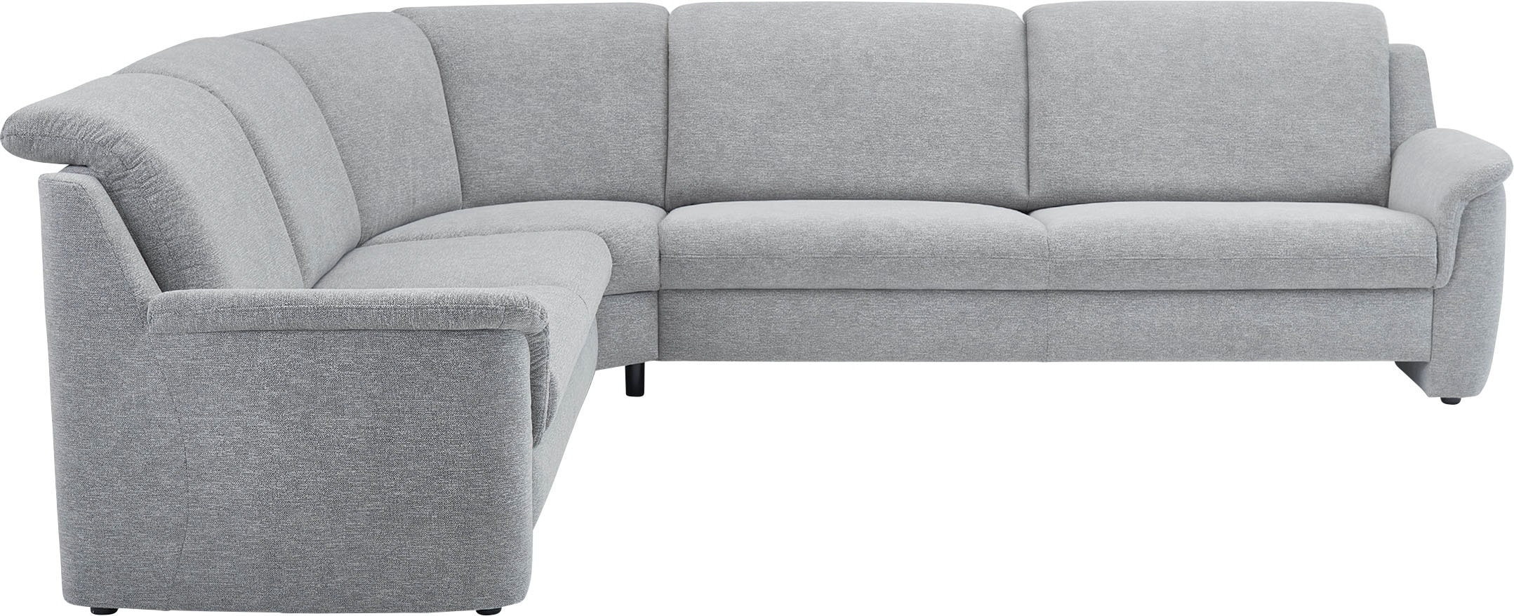 VILLA BECK Ecksofa »Garda L-Form«, (4 St.), inklusive Kopfteilverstellung, Stellmaß 277x245cm