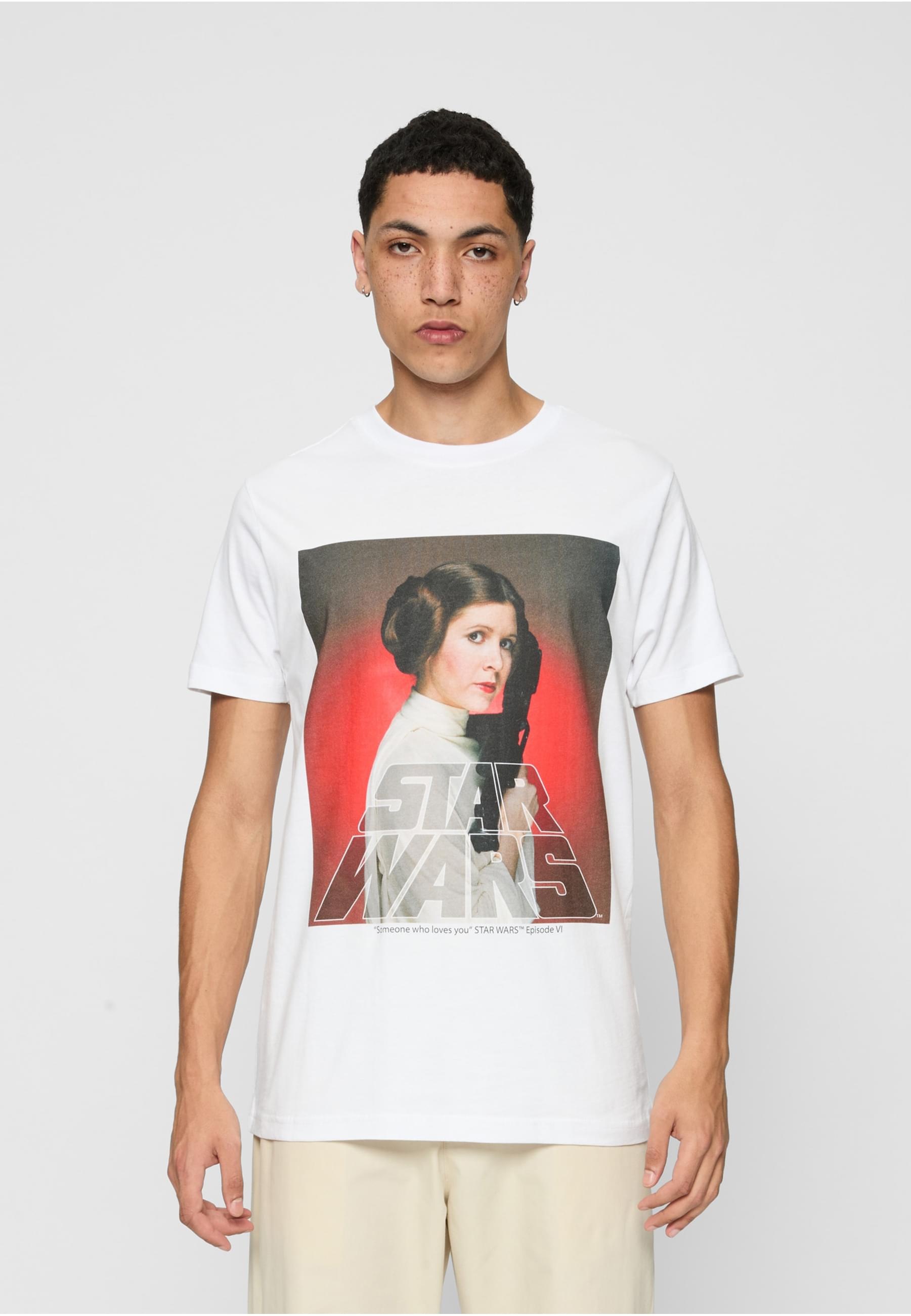 Thumbnail - Merchcode T-Shirt "Merchcode Star Wars Princess Leia Tee" 1 Stk.
