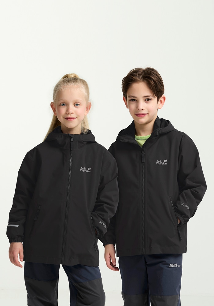 Jack Wolfskin 3-in-1-Funktionsjacke "HYBRID 3IN1 JACKET K" mit Kapuze