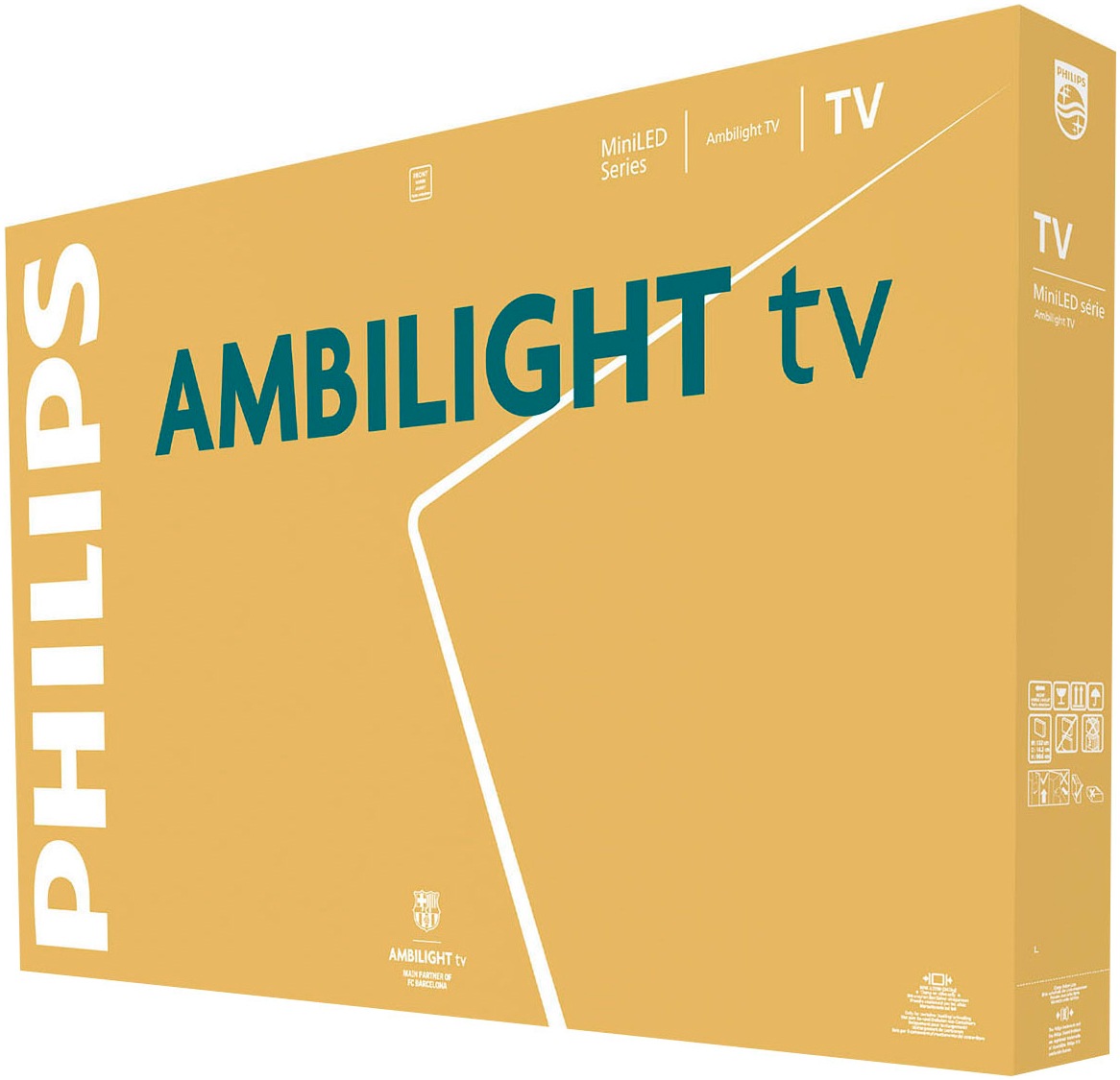 Philips QLED Mini LED-Fernseher »75MLED910/12«, 4K Ultra HD, Smart-TV