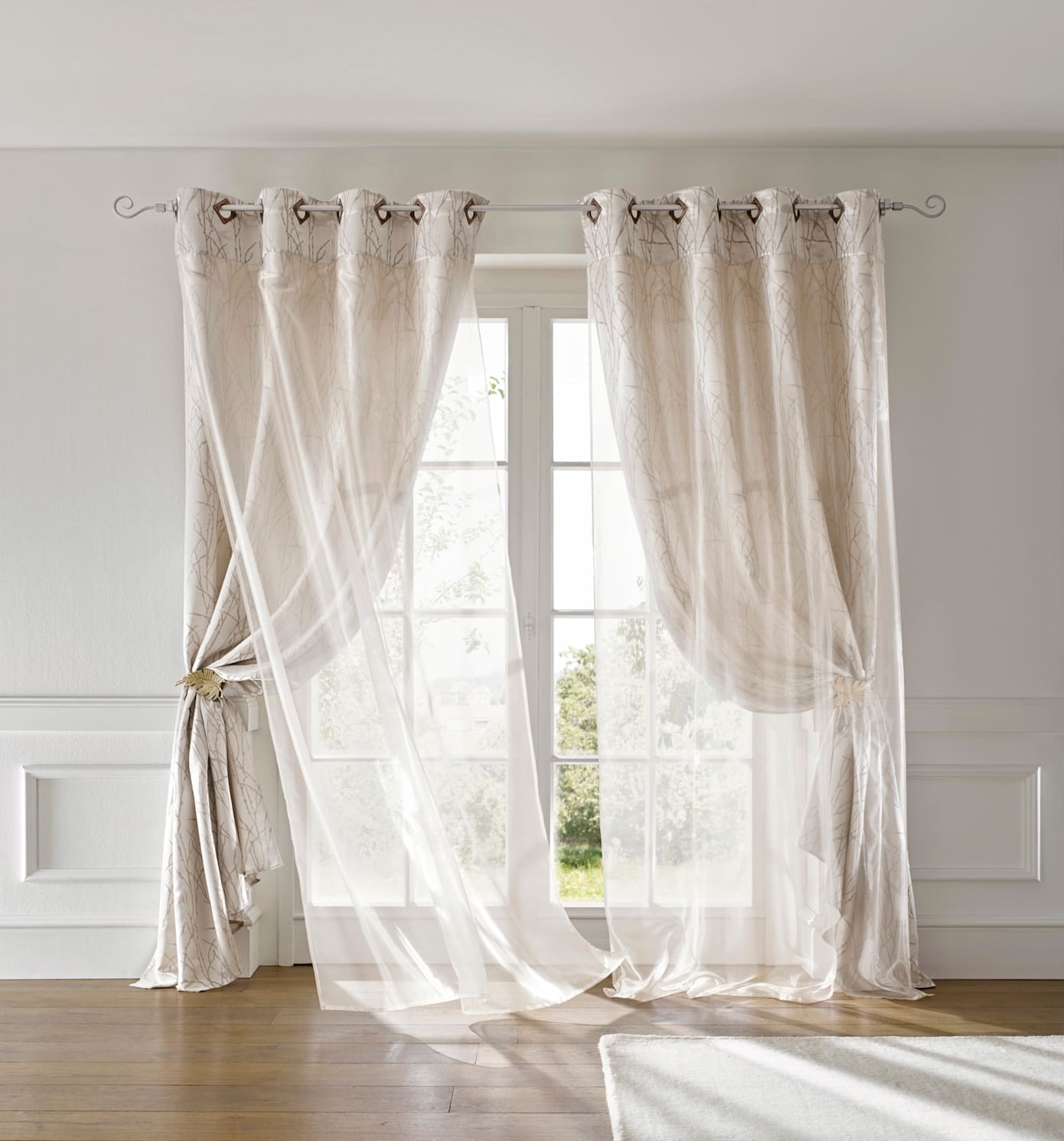 heine home Vorhang Ösen 1 Stk. tlg. günstig online kaufen