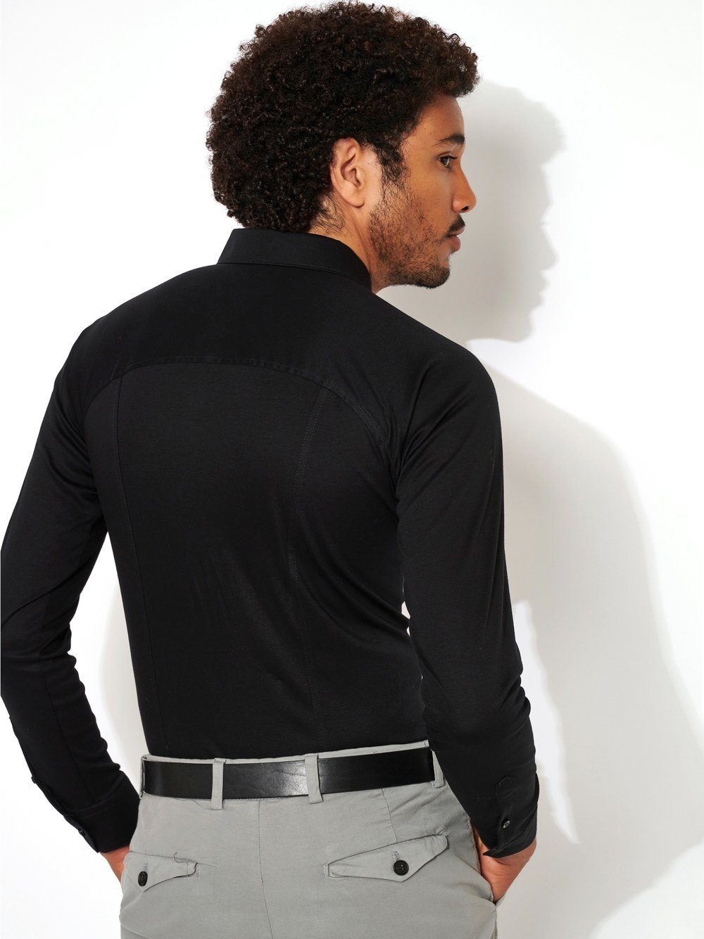 DESOTO Langarmhemd Jerseyhemd Casual Kent langarm günstig online kaufen