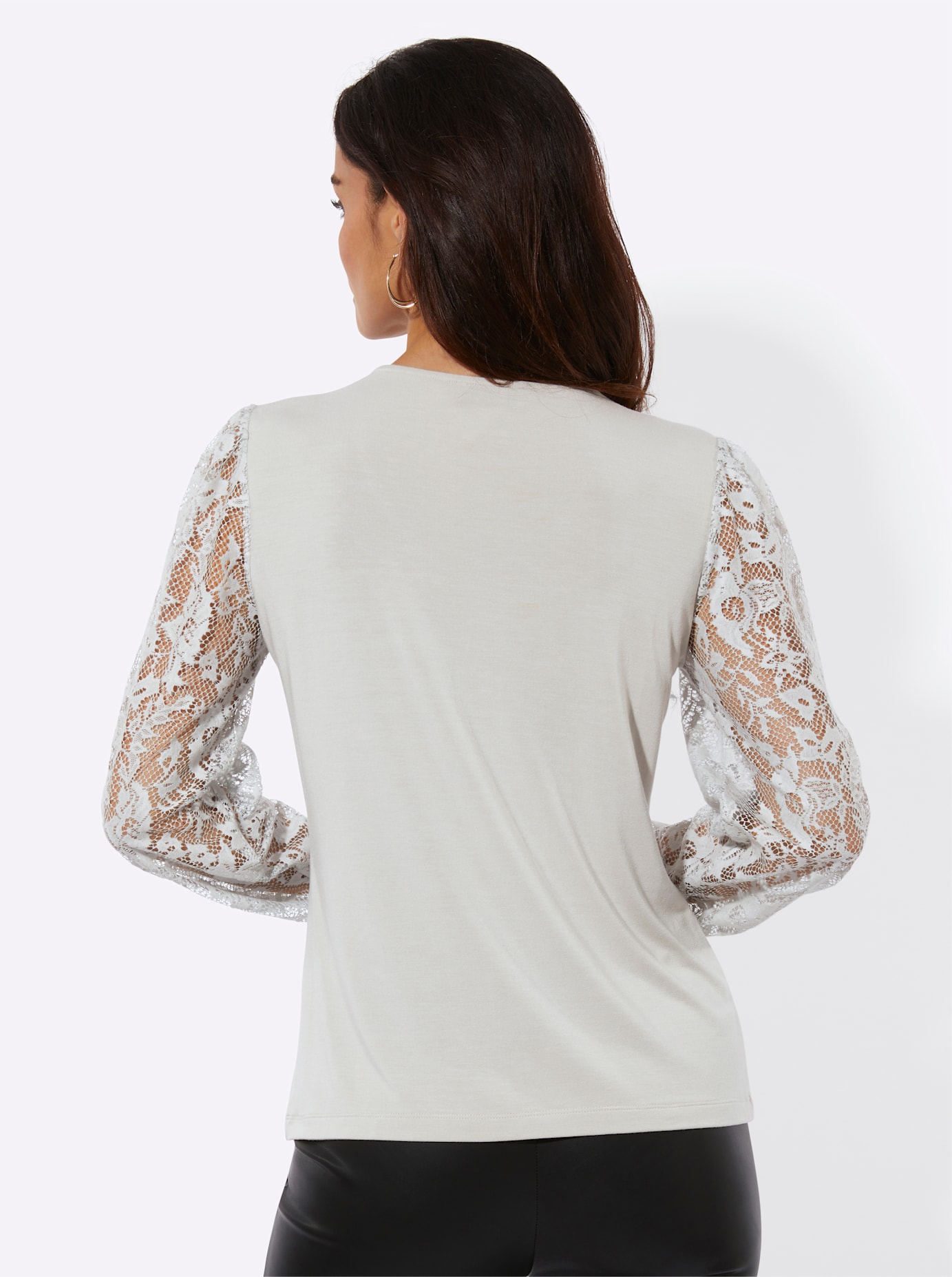 Thumbnail - creation L Langarmshirt "Lyocell-Shirt" 1 tlg.