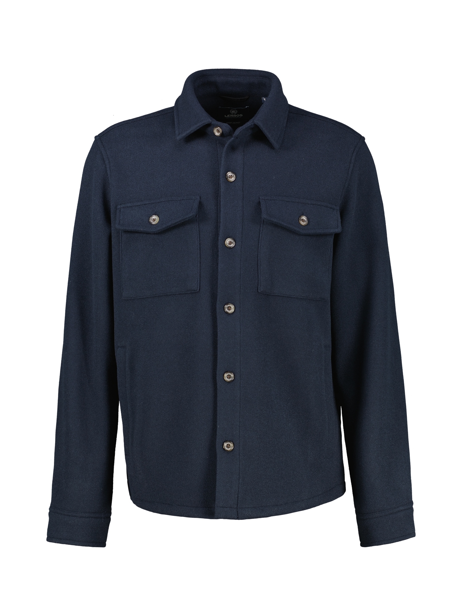 LERROS Langarmhemd "Übergrössen-Hemdjacke in Wolloptik" günstig online kaufen