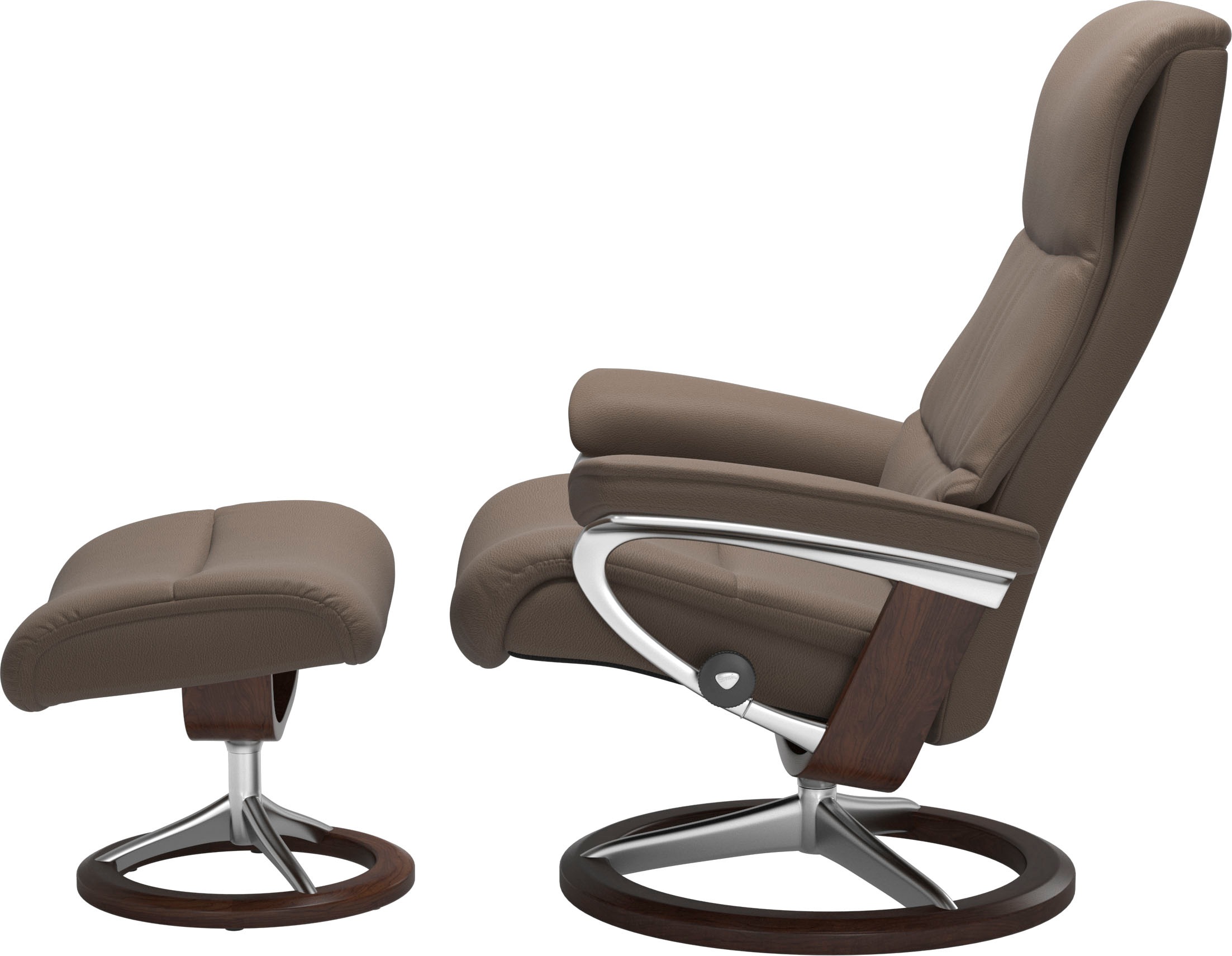 Thumbnail - Stressless "View" mit Signature Base,Gestell Braun