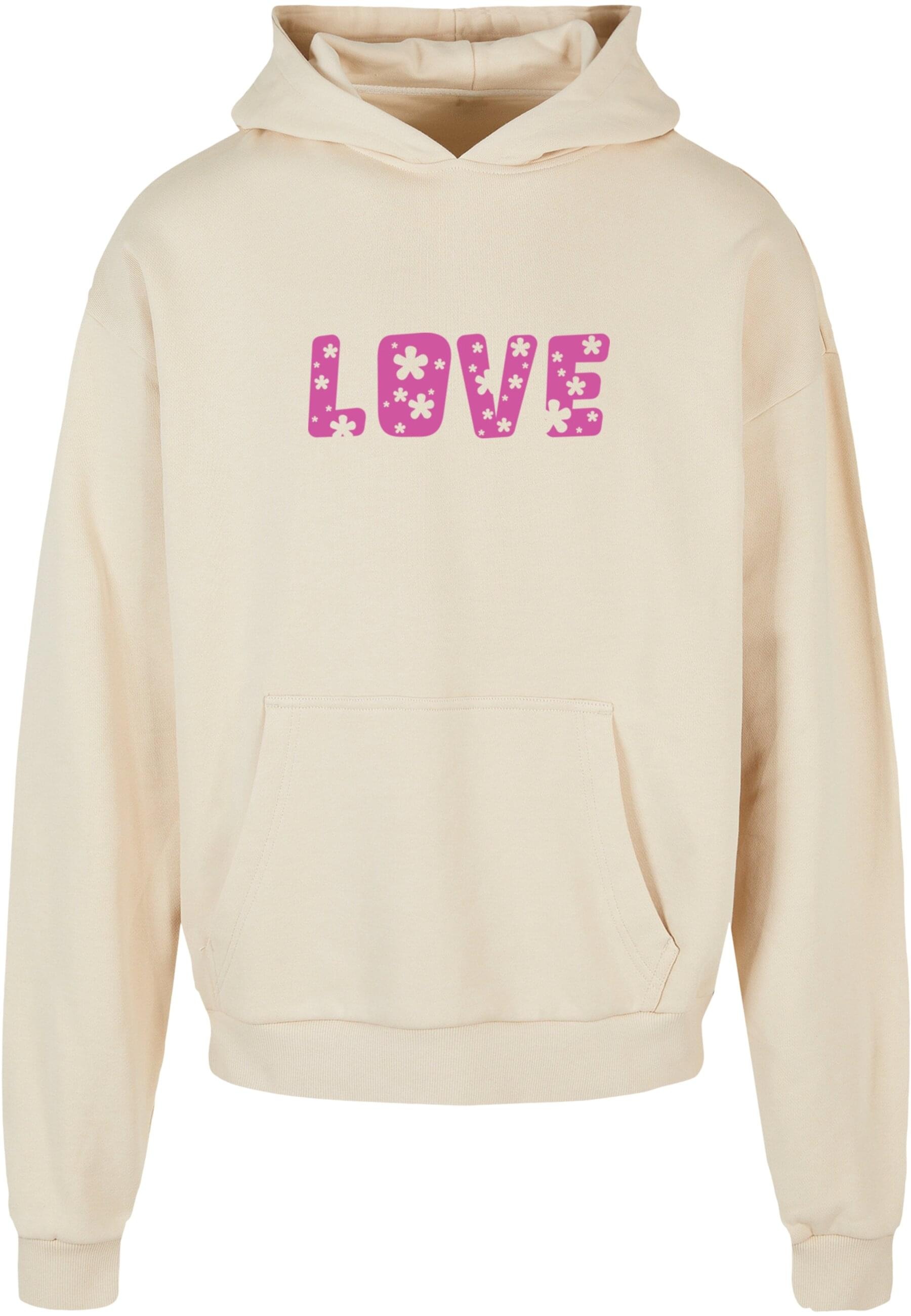 Merchcode Kapuzensweatshirt "Merchcode Herren Valentines Day - Flowers Love Ultra Heavy Hoody"