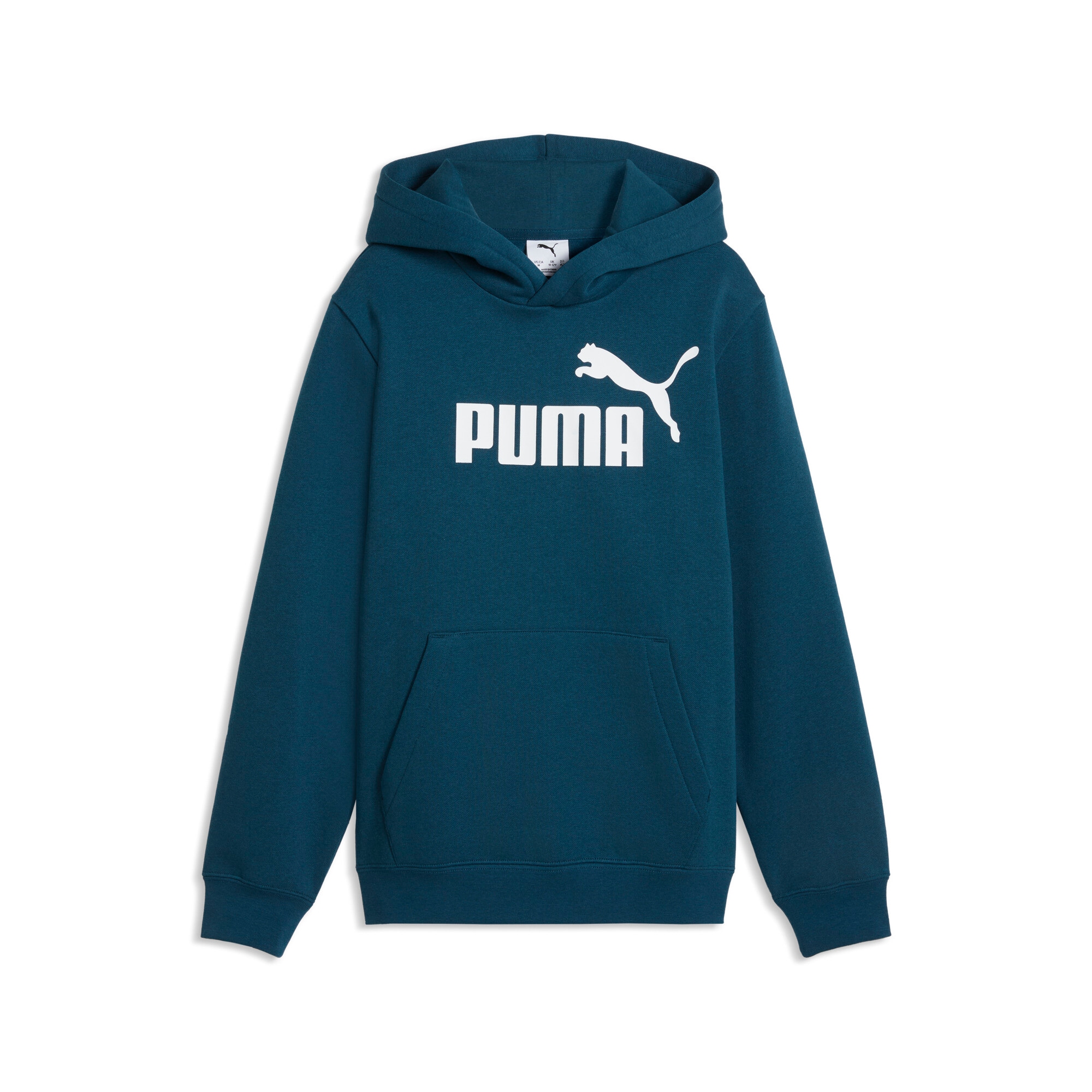 PUMA Kapuzensweatshirt "ESS NO 1 LOGO HOODIE FL B", mit Rundhalsausschnitt, mit Kapuze mit Jerseyfutter