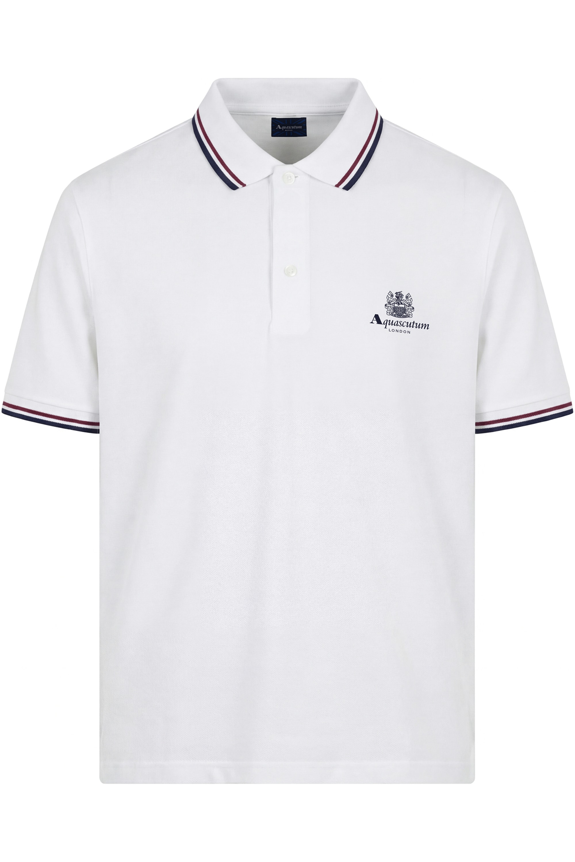 Aquascutum Active "ACTIVE COTTON POLO Herren" Poloshirt Herren, leichtes Kurzarmshirt, Polohemd, Outdoor, Sale