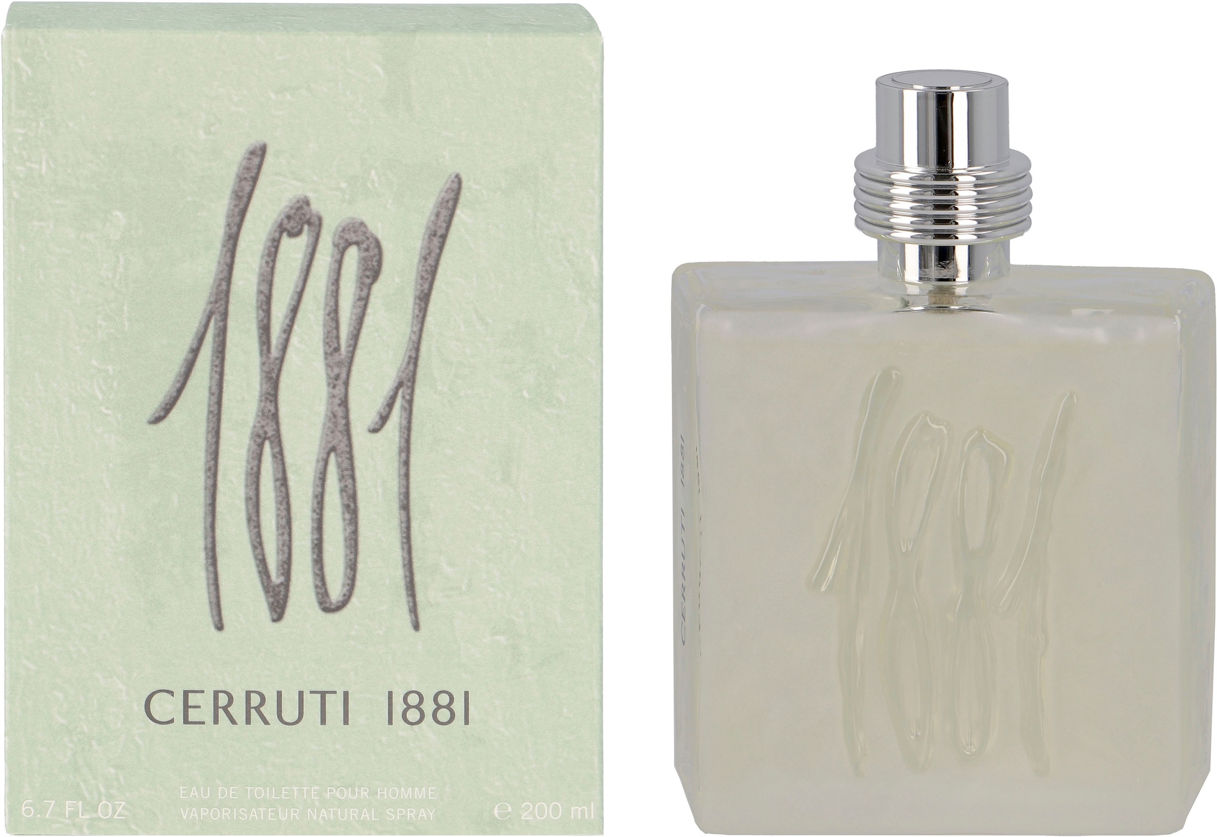 CERRUTI Eau de Toilette »Cerruti 1881 Homme«, mit würzigen Kräutern in der Eröffnung