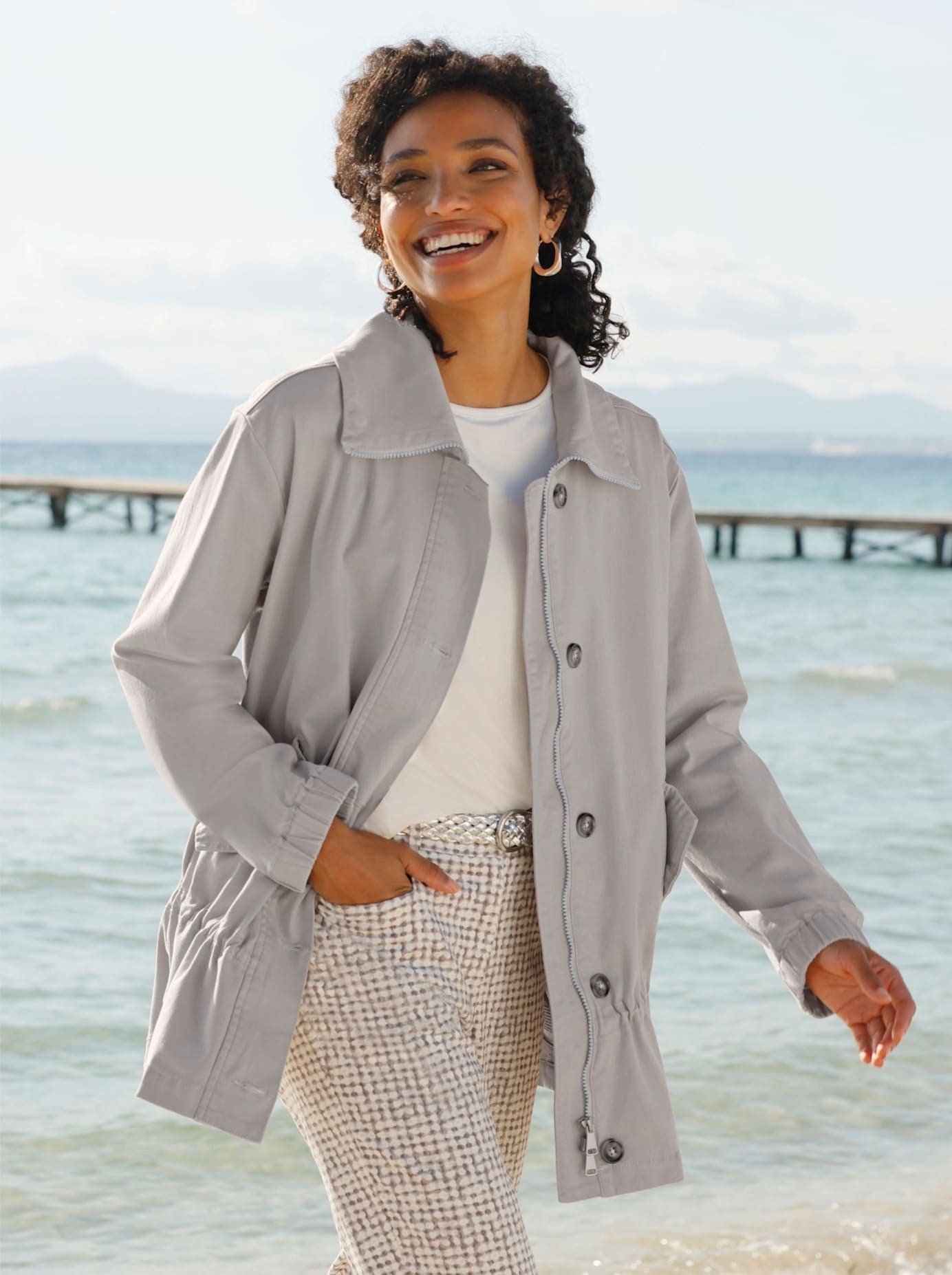 heine Langjacke ohne Kapuze günstig online kaufen