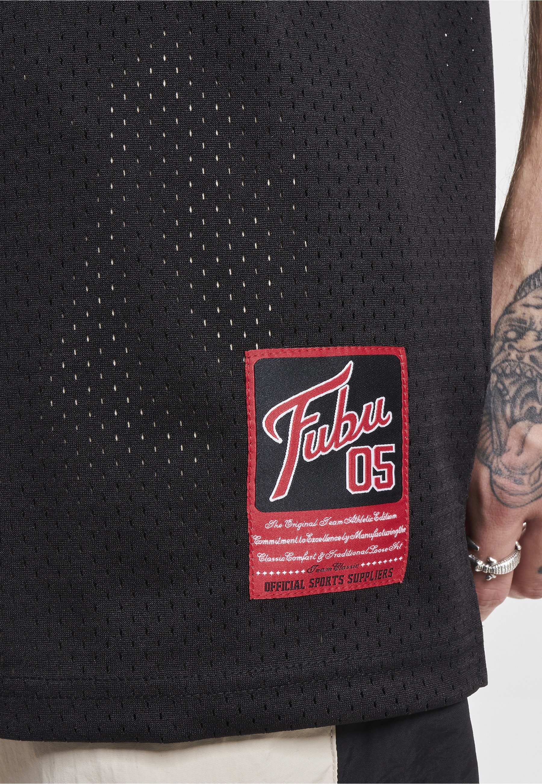 Fubu T-Shirt »Fubu Herren FM233-005-2 FUBU Varsity Mesh Tee« 1 Stk.