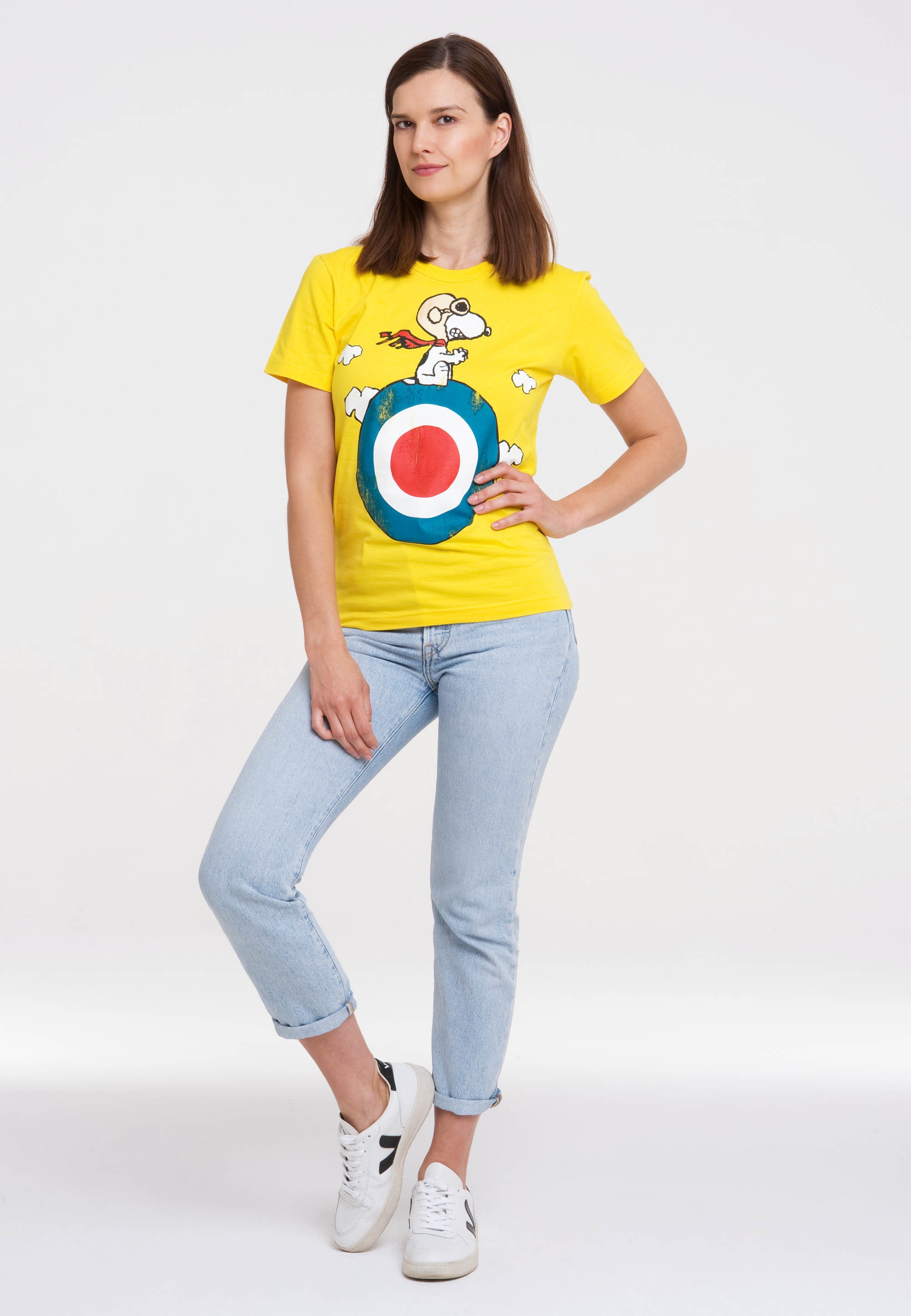LOGOSHIRT T-Shirt »Peanuts - Snoopy«, mit lizenziertem Print