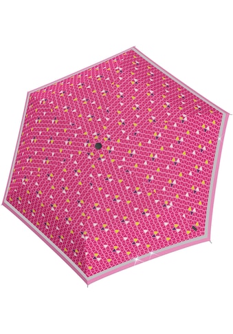 Taschenregenschirm »Rookie manual, triple pink reflective«, für Kinder; mit...