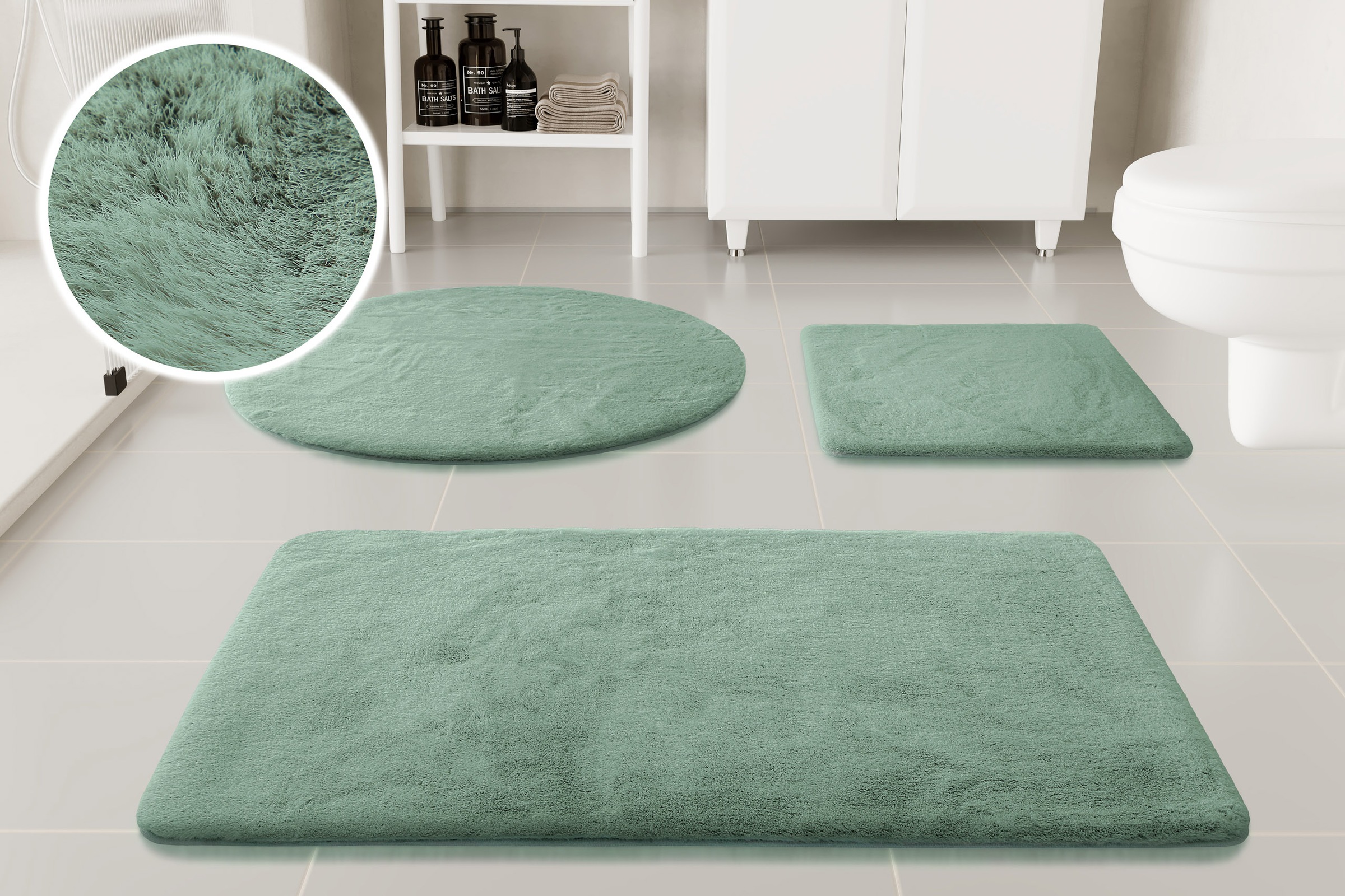 OTTO home Badematte "Lennja" Höhe 25 mm rutschhemmend beschichtet fußbodenh günstig online kaufen