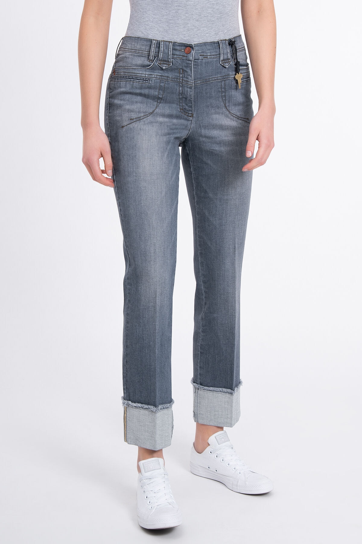 Recover Pants 5-Pocket-Jeans »Carlotta«, mit femininer Ziersteppung