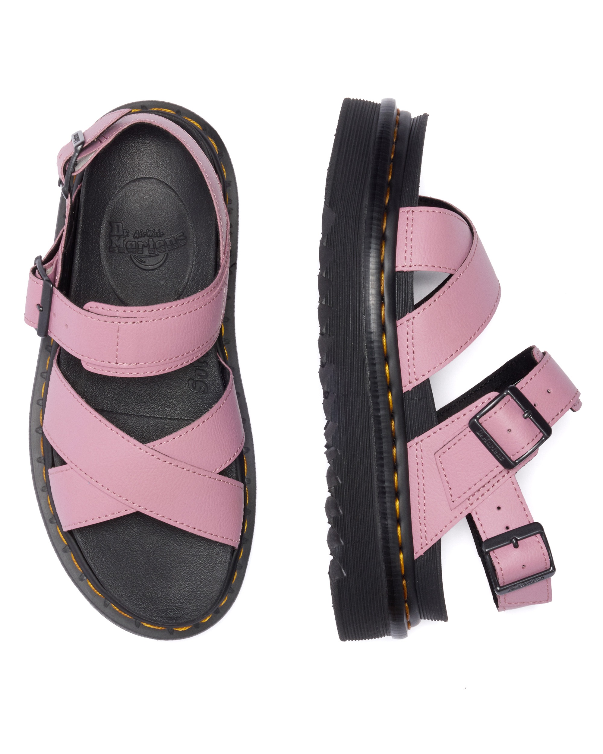 DR. MARTENS Riemchensandale »Voss«  , Plateausandale, Sandalette, Sommerschuh mit Schnallenverschlüssen