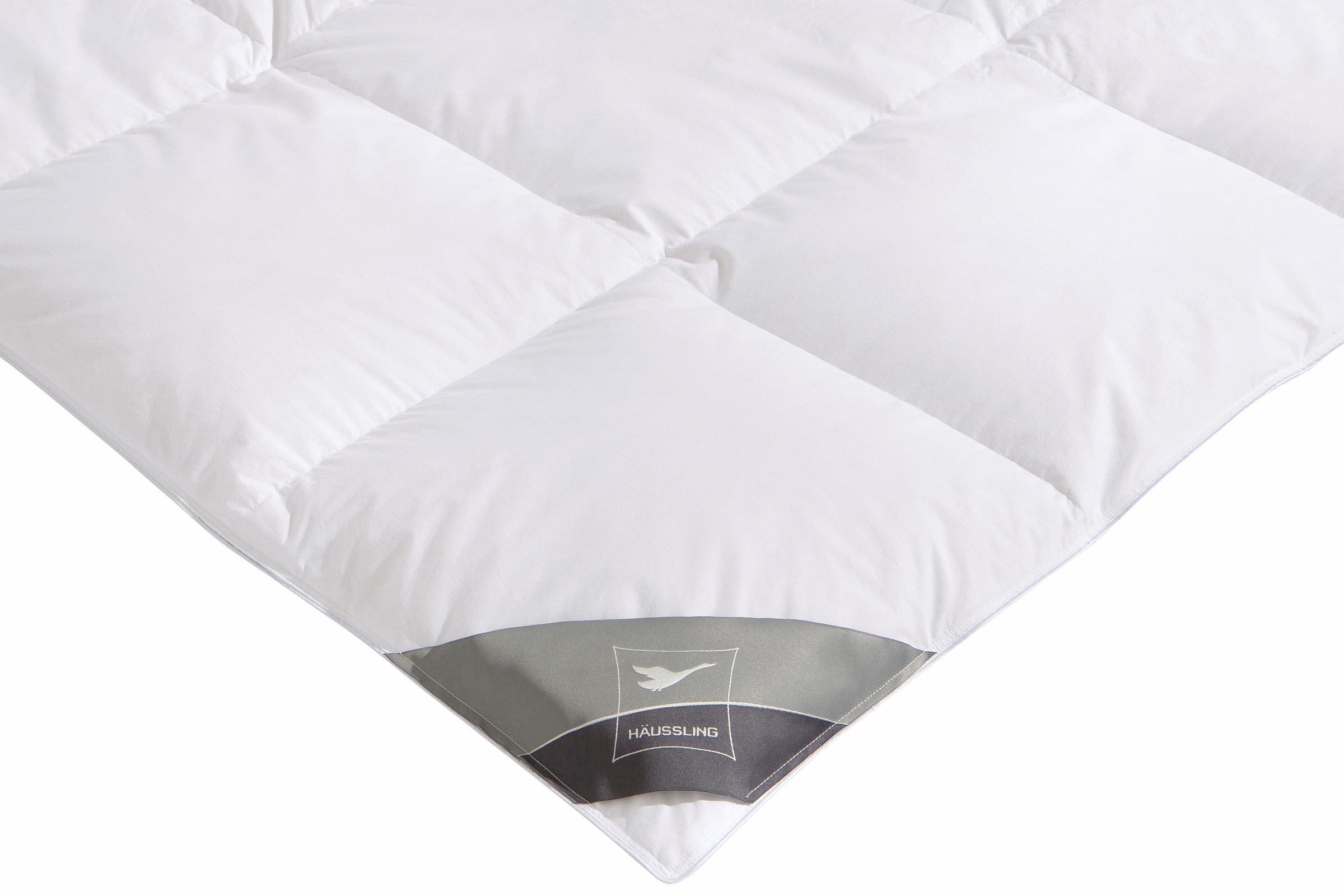 Thumbnail - Haeussling Daunenbettdecke + Kopfkissen "Kuscheltraum, Set: Bettdecke 135x200 & Kissen 80x80 cm & weiter Größen" Hergest...