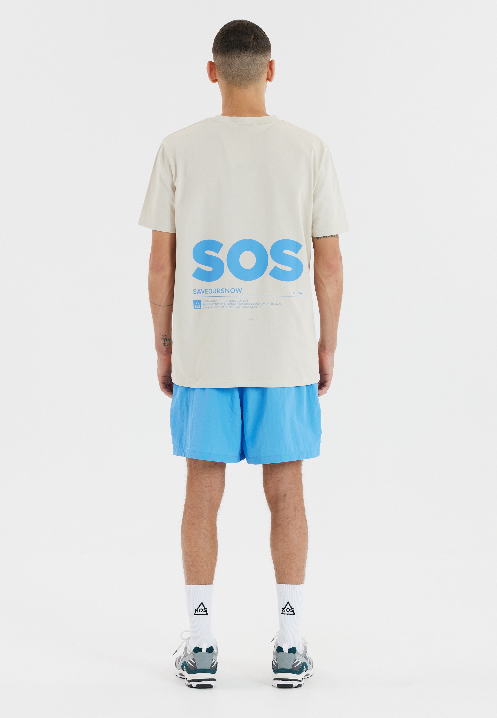 SOS Whitsunday Men's Shorts Light Blue L 3