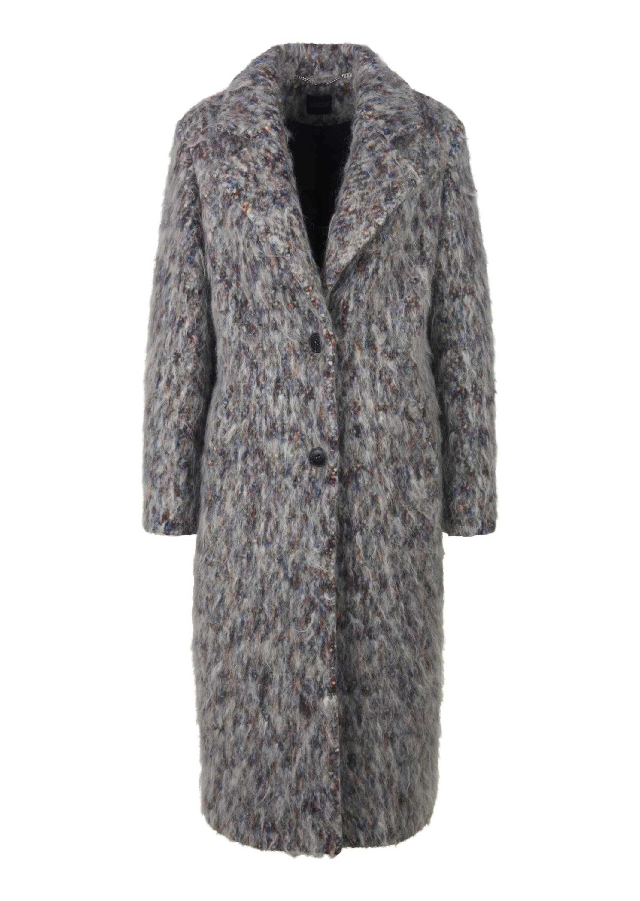 MADELEINE Langmantel "Kurzmantel Modischer Mantel mit haariger Struktur" günstig online kaufen