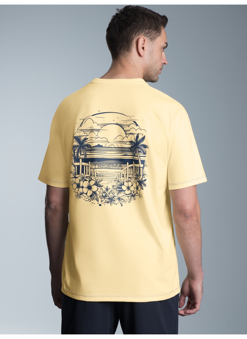 Trigema T-Shirt "TRIGEMA T-Shirt mit großem Backprint" 1 Stk. günstig online kaufen