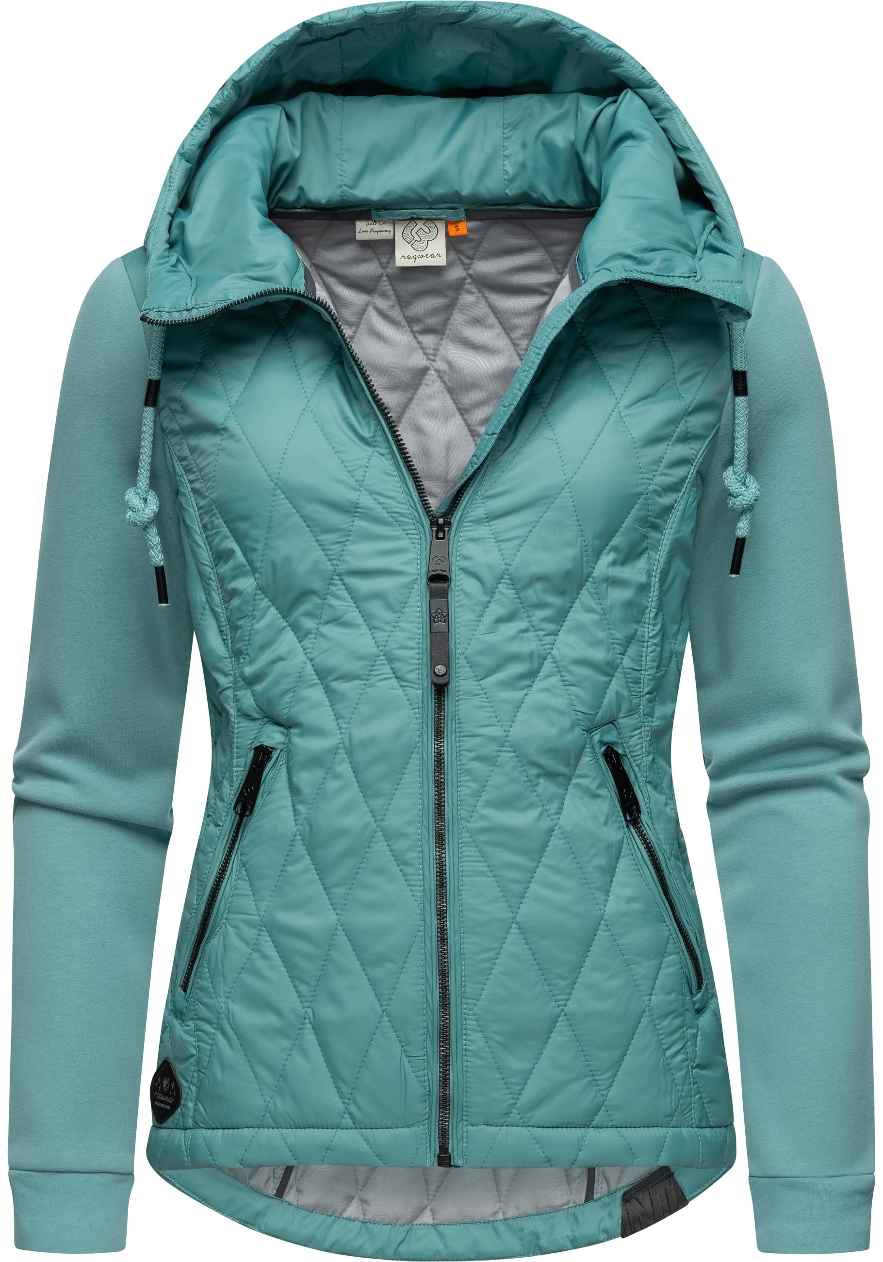Ragwear Outdoorjacke »Lucinda«, mit Kapuze, Steppjacke aus modernem Materialmix mit Kapuze