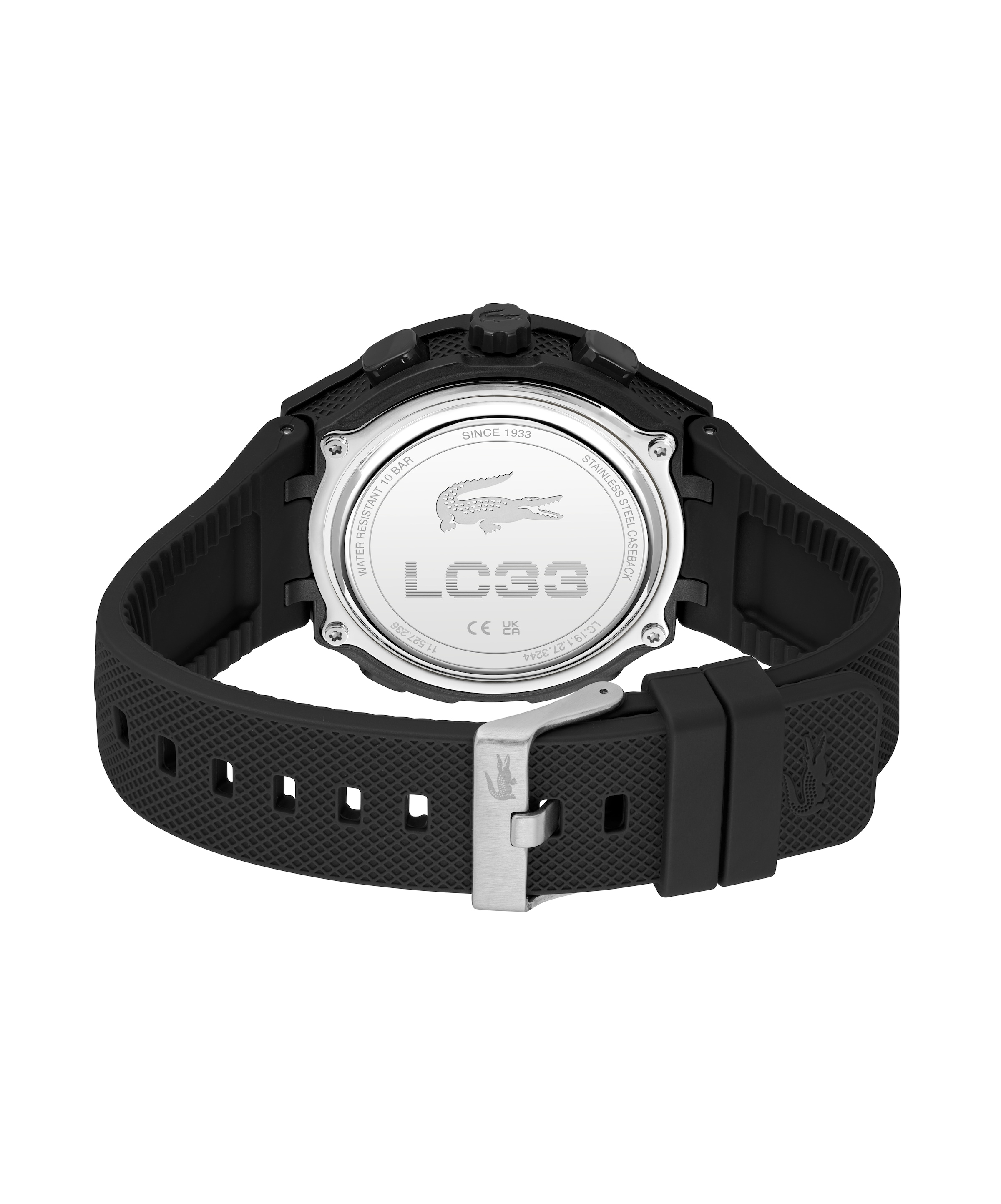Lacoste Quarzuhr »LC33« Quarzuhr, Armbanduhr, Herrenuhr, Silikonarmband, analog, digital, Tag