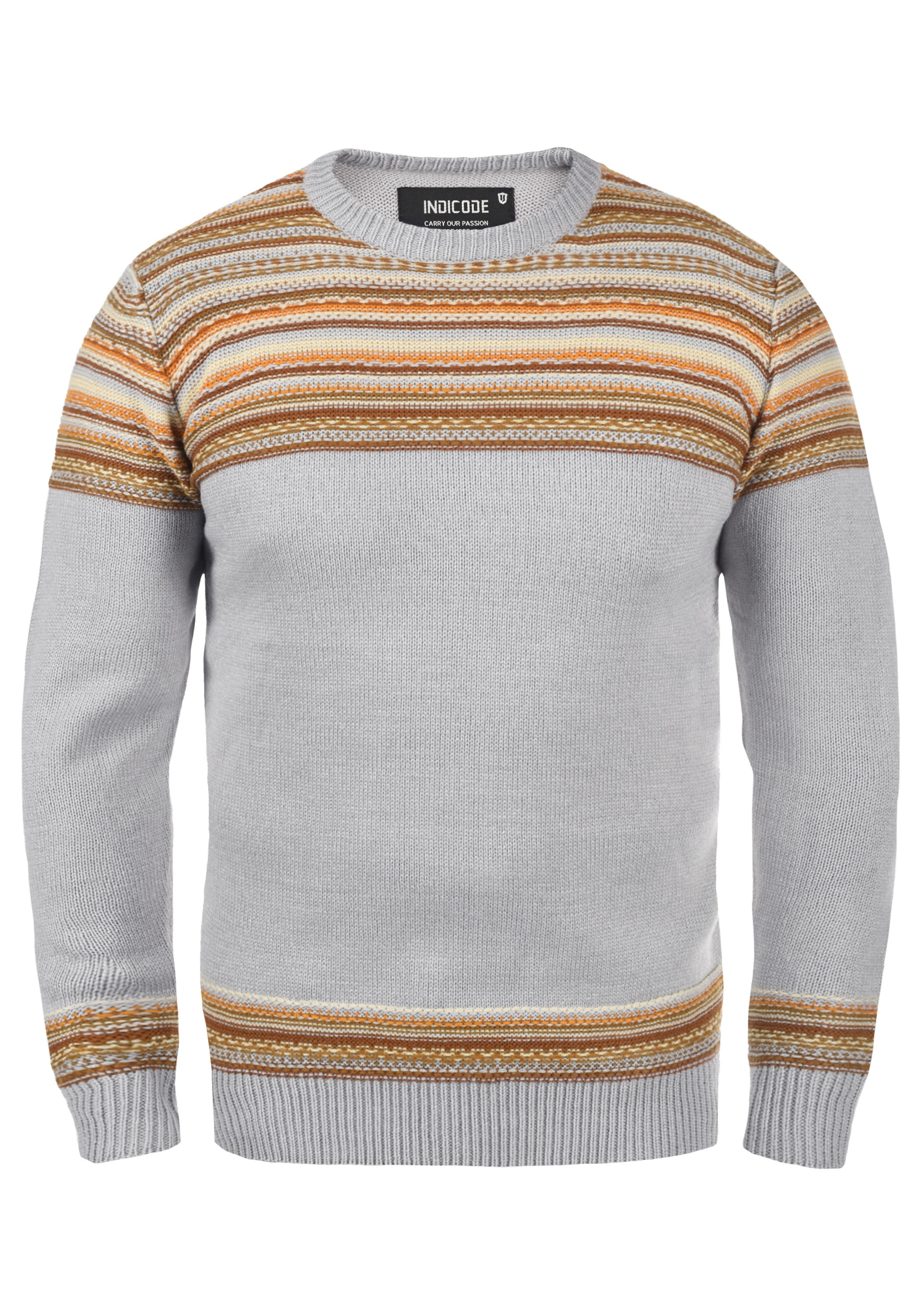 Indicode Strickfleece-Pullover "Strickpullover IDLurdes" günstig online kaufen