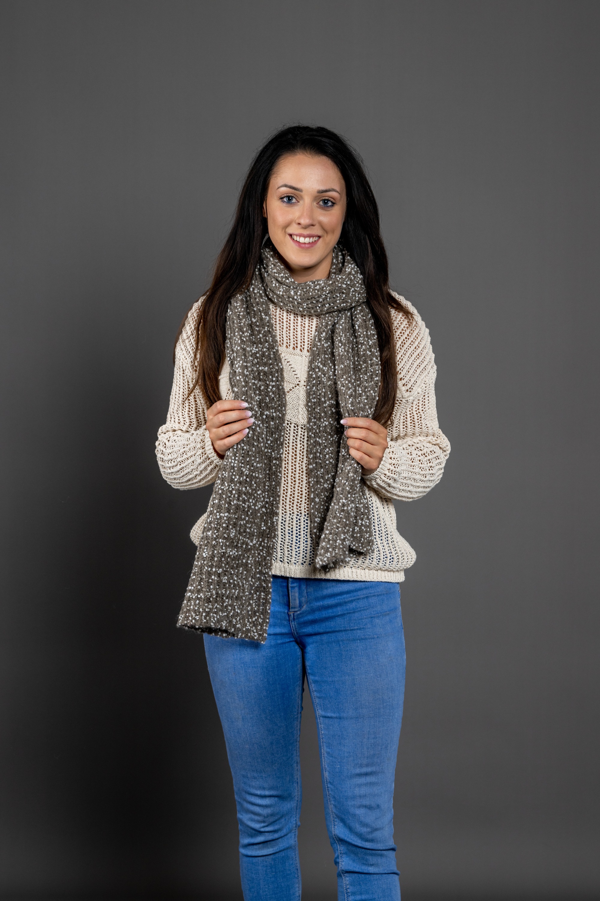 COLLEZIONE ALESSANDRO Modeschal »Amica«, mit Tupfen, Made in Italy