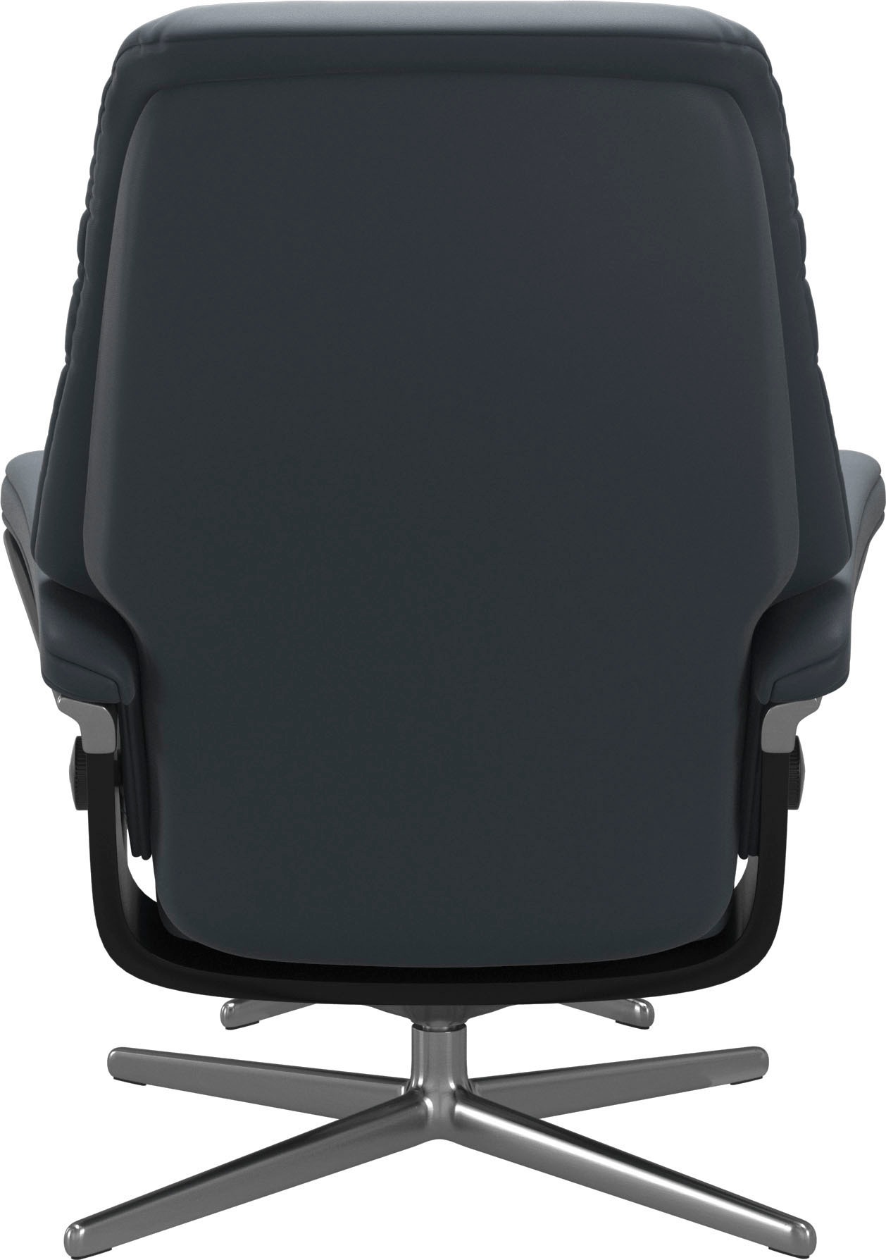 Thumbnail - Stressless "Sunrise" Set, Relaxsessel mit Hocker, mit Hocker, mit Cross Base, Größe S, M & L, Holzakzent Schwarz