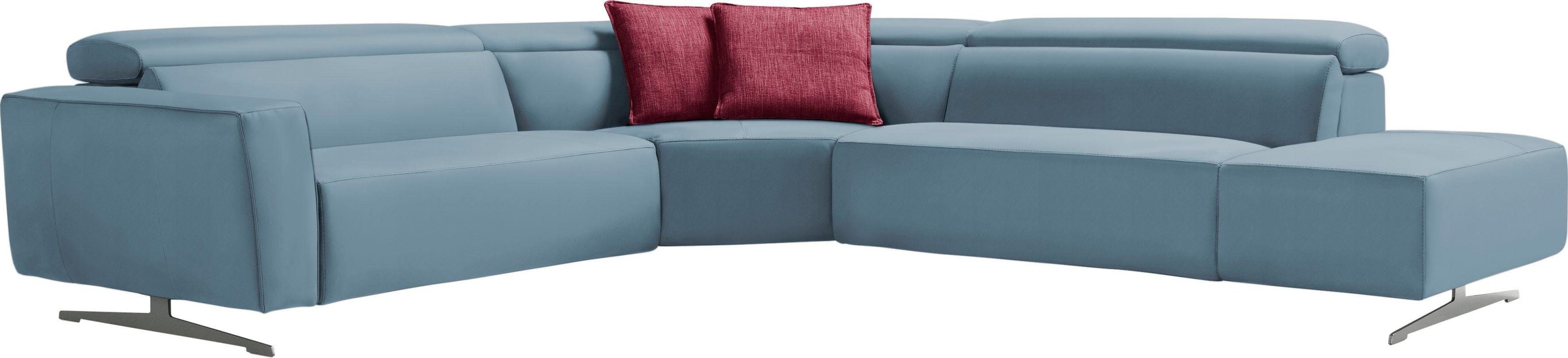 Egoitaliano Ecksofa "Stefanie-e, Designsofa der Extraklasse, bequem mit hoh günstig online kaufen