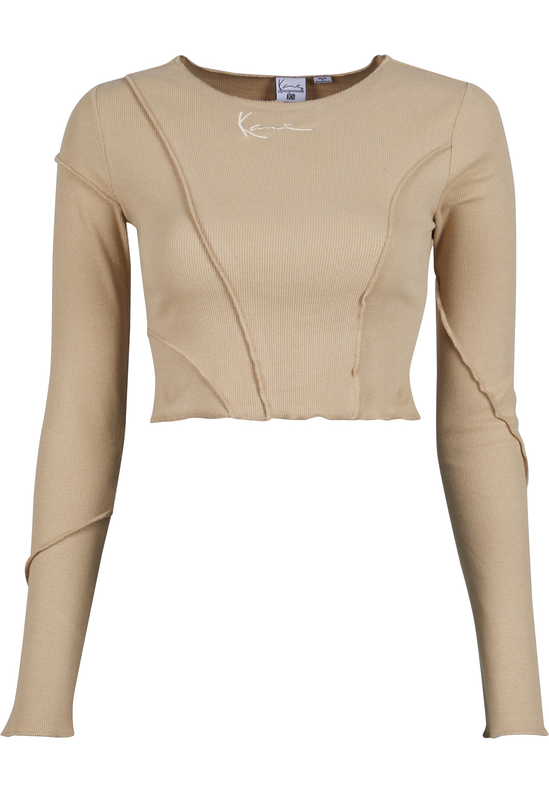 Karl Kani Langarmhemd "Karl Kani Damen KW233-037-1 KK Small Signature Rib Ls" 1 Stk.