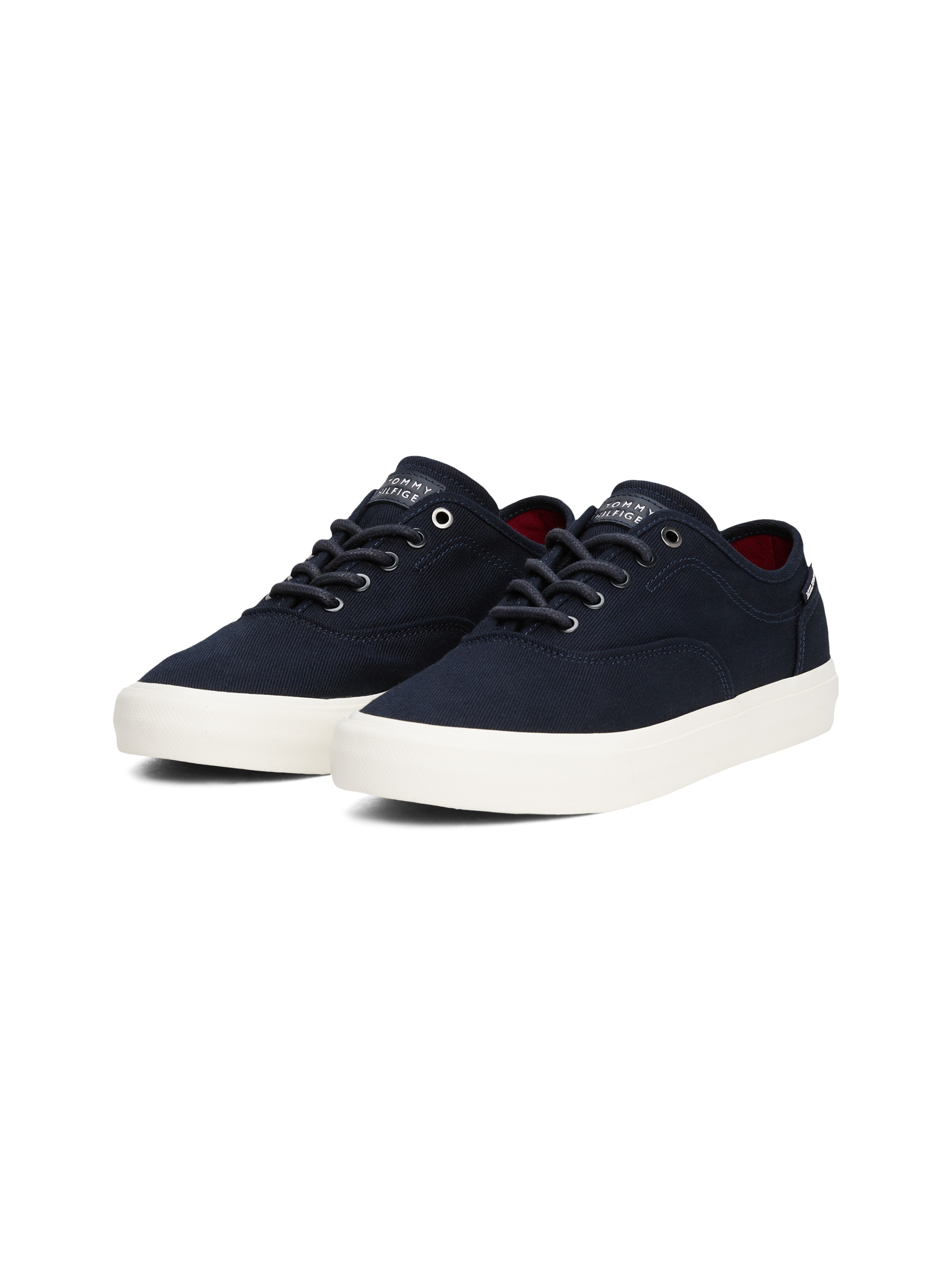 Tommy Hilfiger Sneaker "TH HI VULC LOW OXFORD TWILL", Freizeitschuh, Halbsc günstig online kaufen