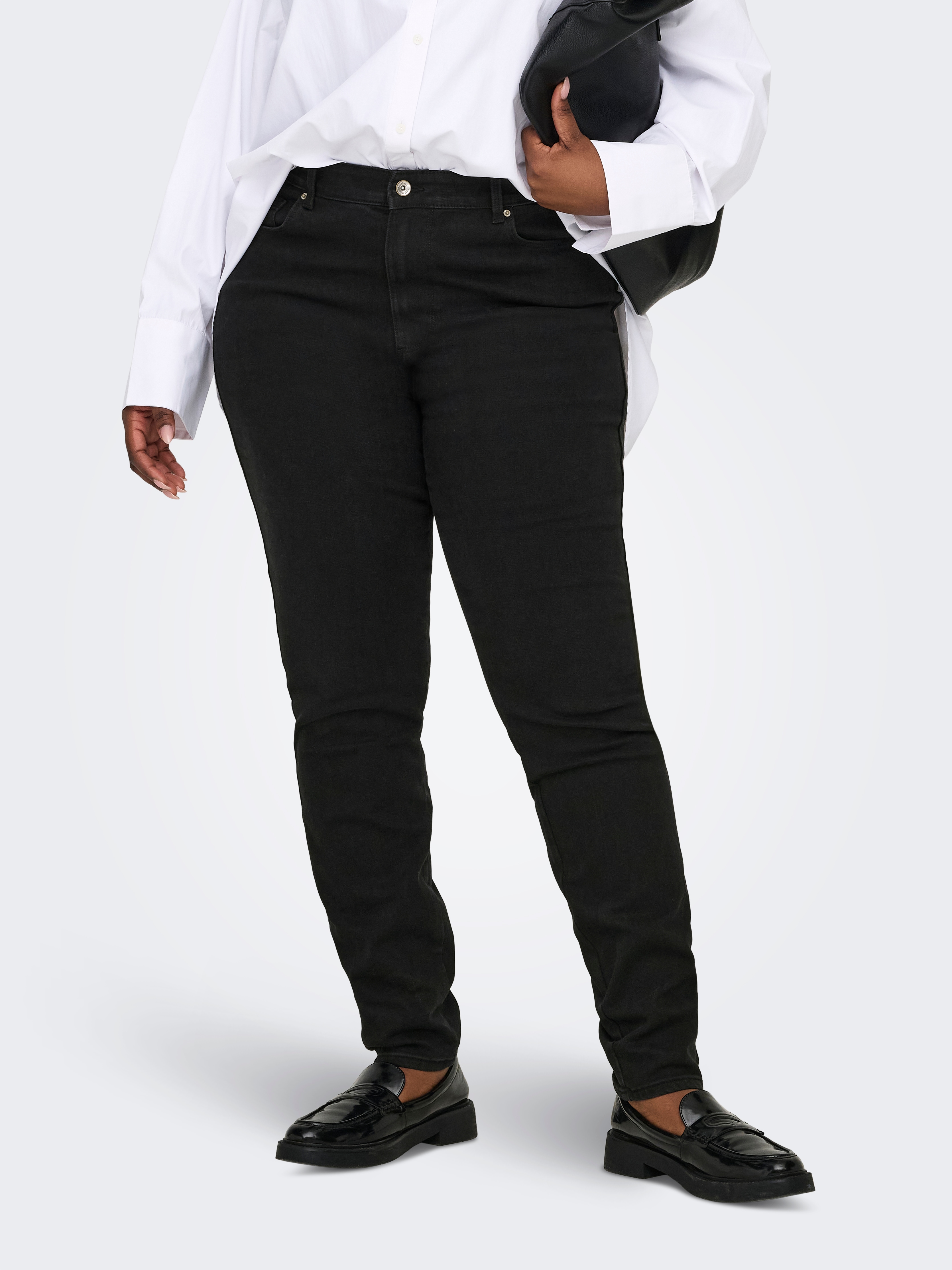 ONLY CARMAKOMA Skinny-fit-Jeans "CARSNOW HW STRETCH SKINNY PIM656 NOOS" Baumwollmischung, skinny fit, High Waist