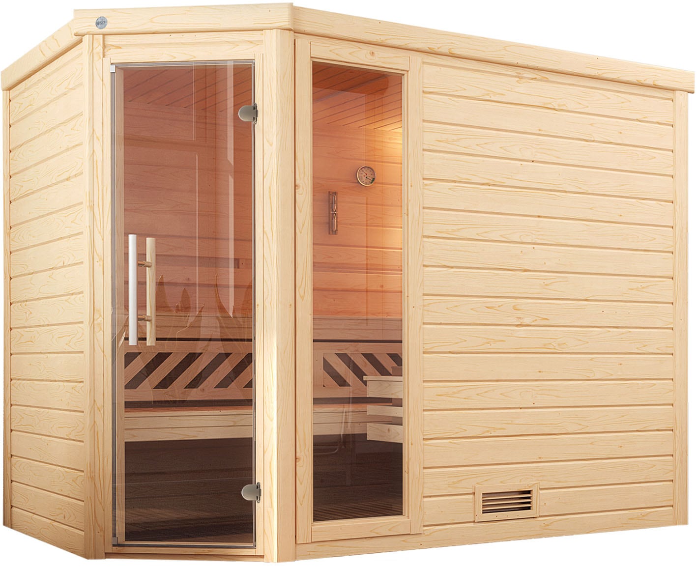 weka Pirtis »Massivholzsauna TURKU 3« Block...