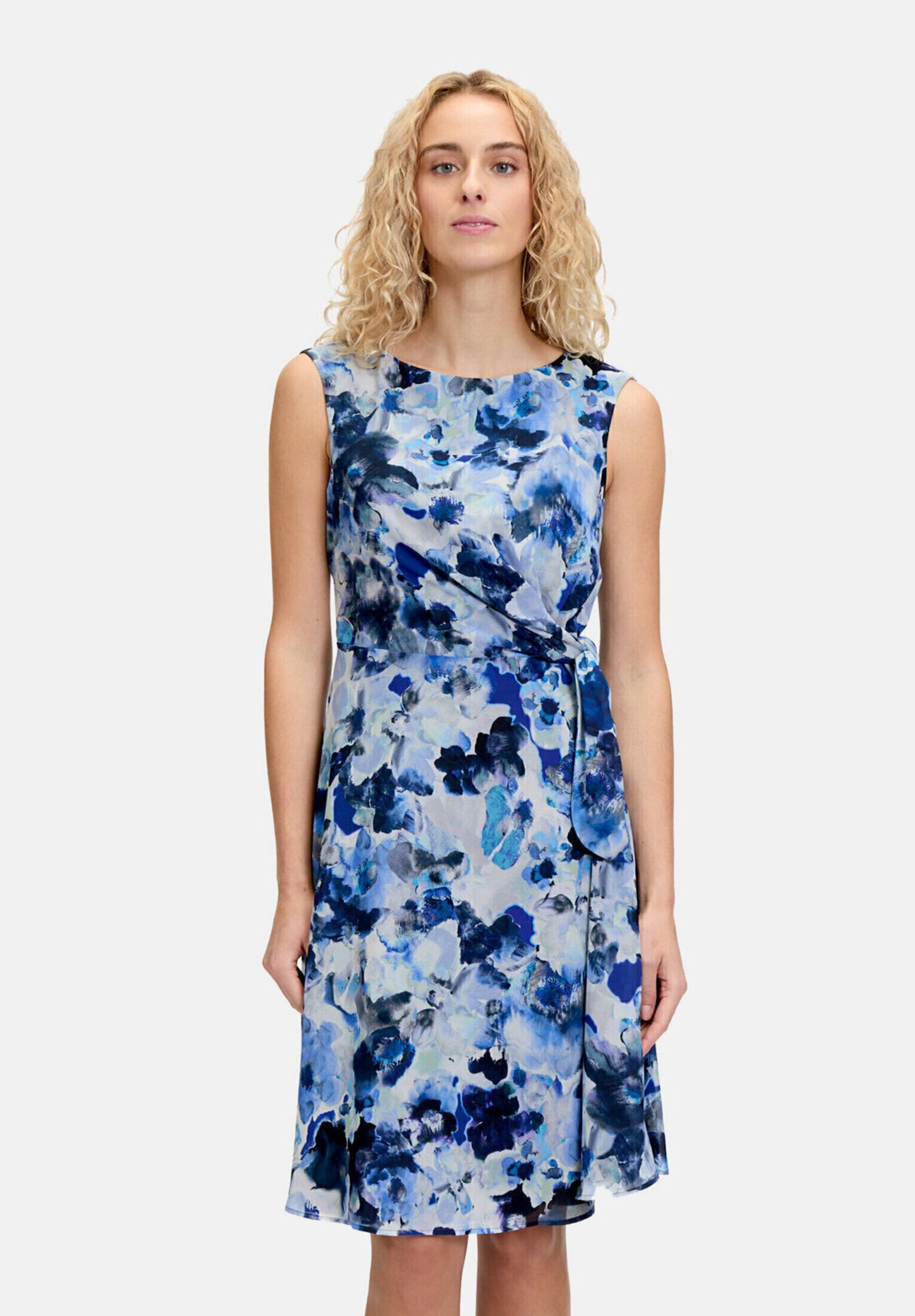 Vera Mont Cocktailkleid »Damen mit Bindegürtel« Ohne Tasche Druck