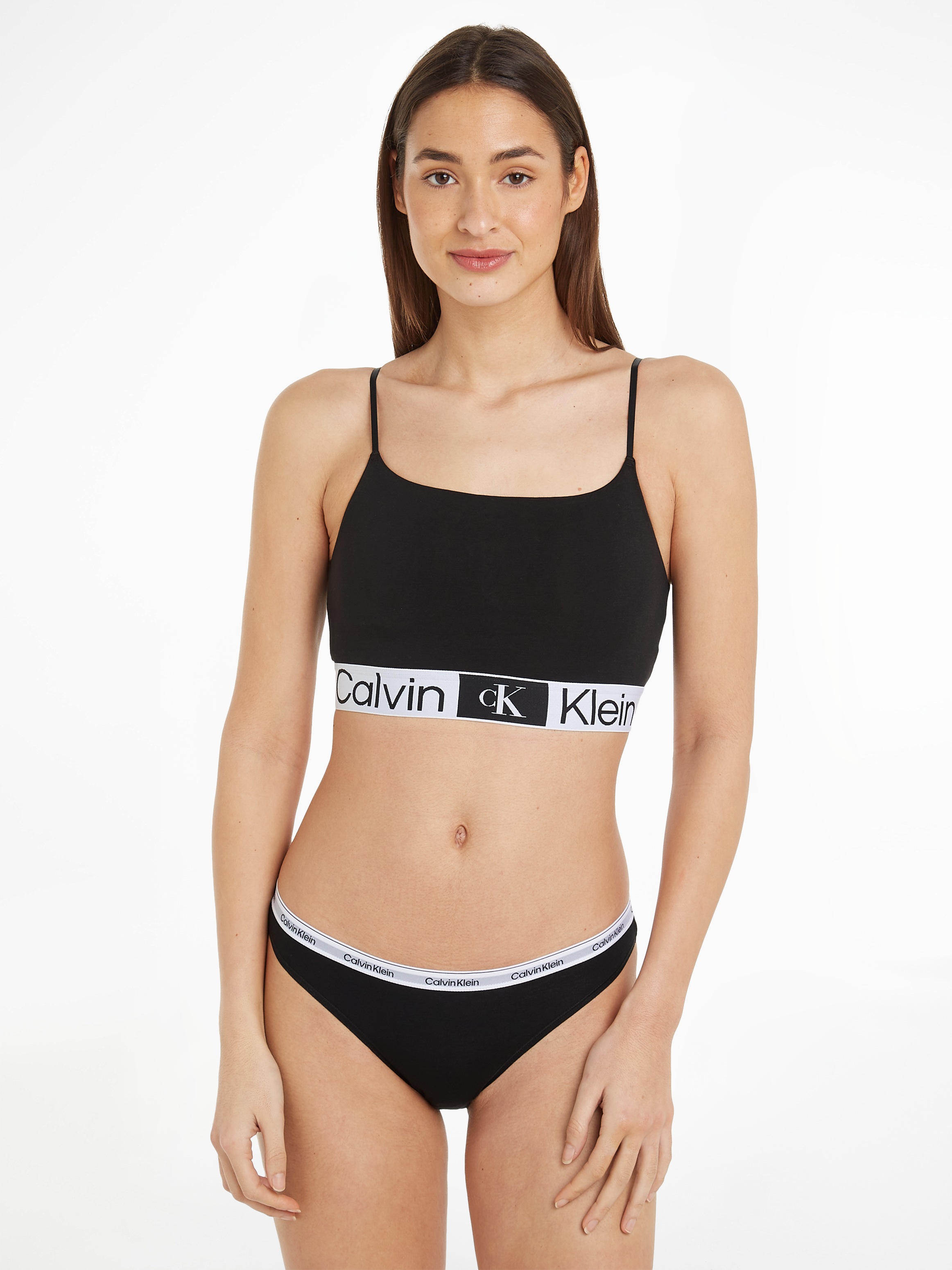 Calvin Klein Underwear Bralette "LIGHTLY LINED BRALETTE", mit Logobund