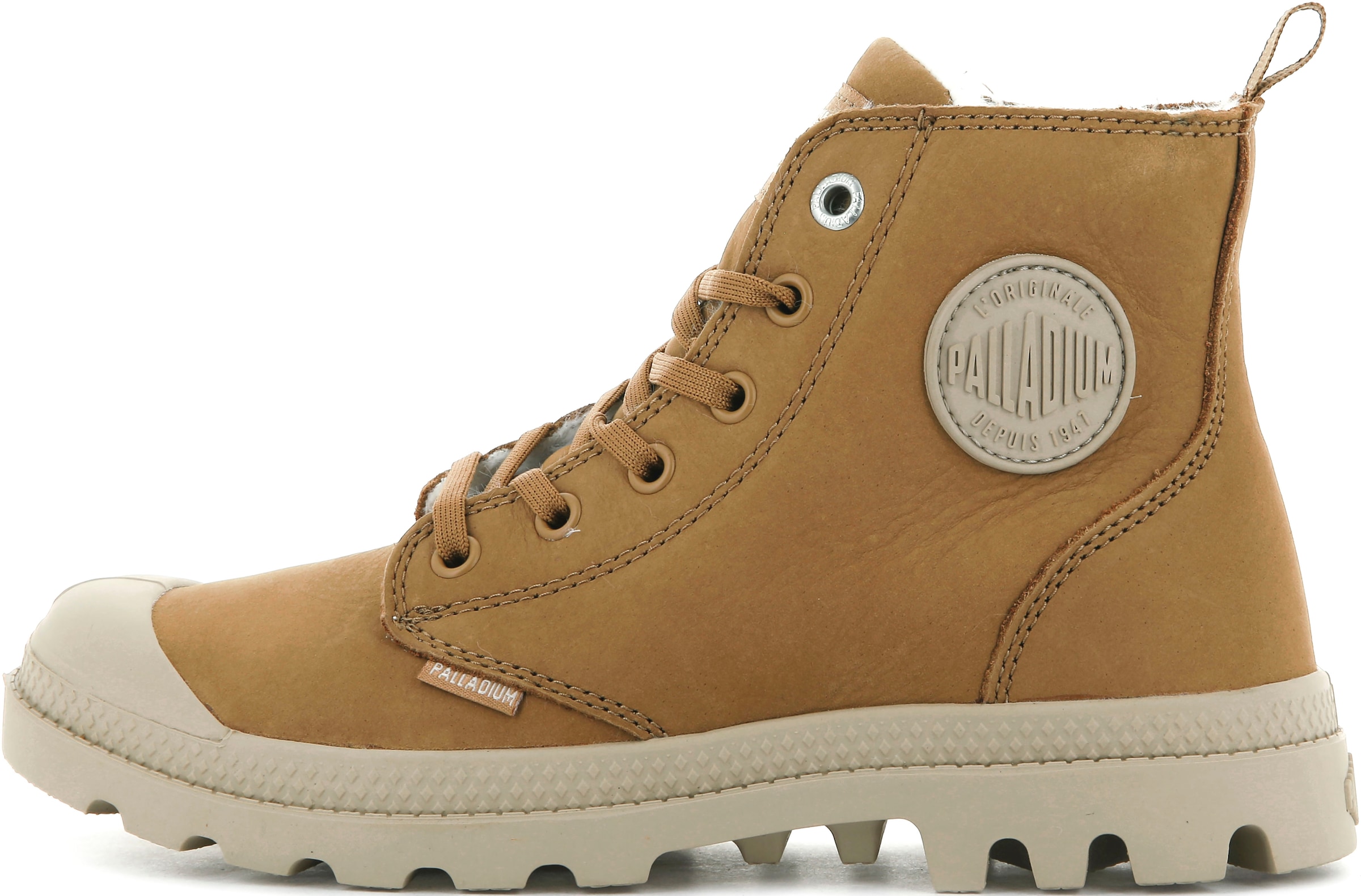 Palladium Schnürboots "PAMPA HI ZIP WL", gefüttert