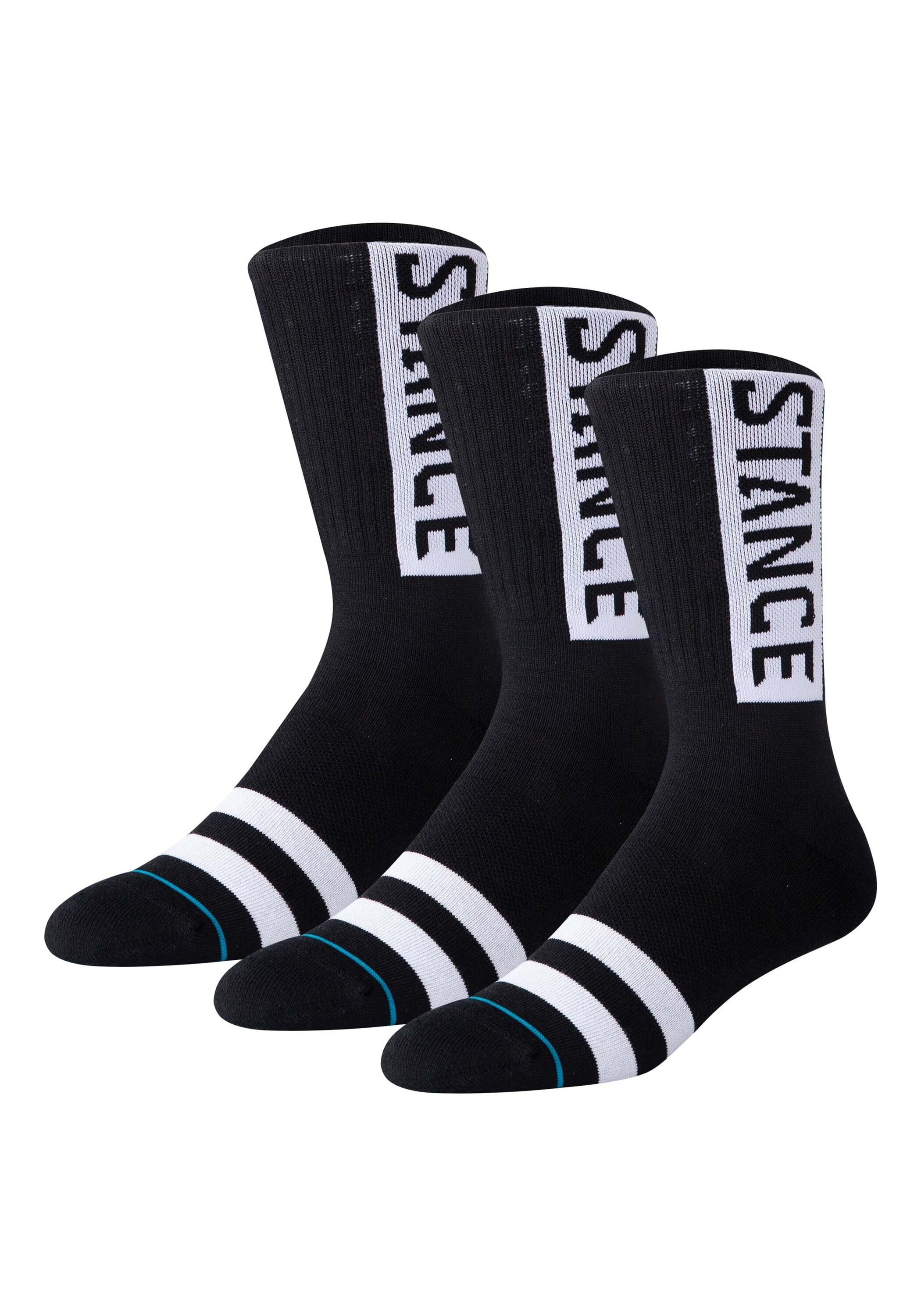 Stance Kurzsocken "Socken OG Crew 3er Pack" 3 Paar tlg.
