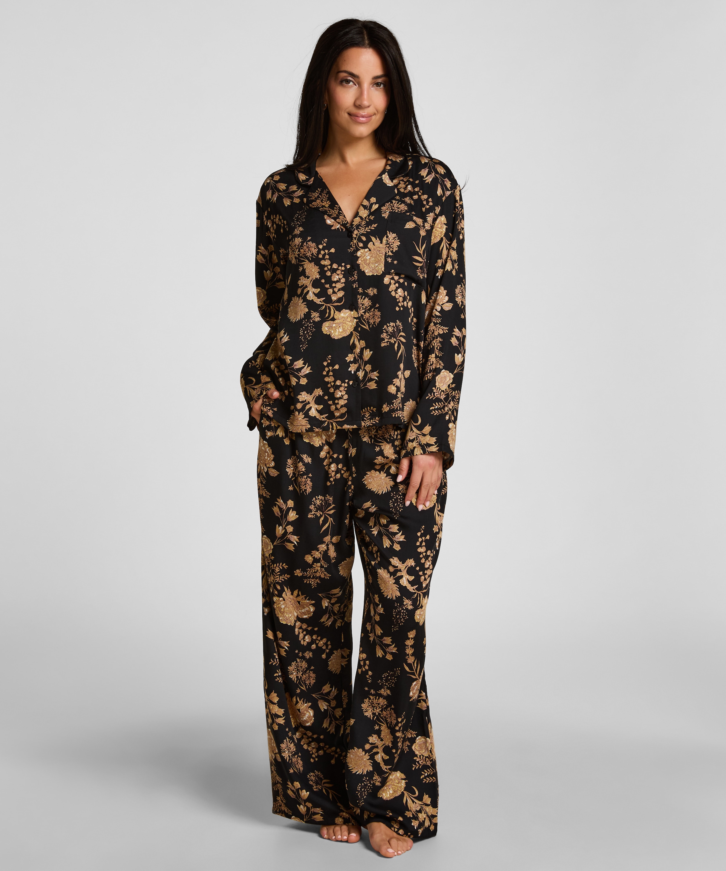 Hunkemöller Pyjama »Jacket Woven Print«