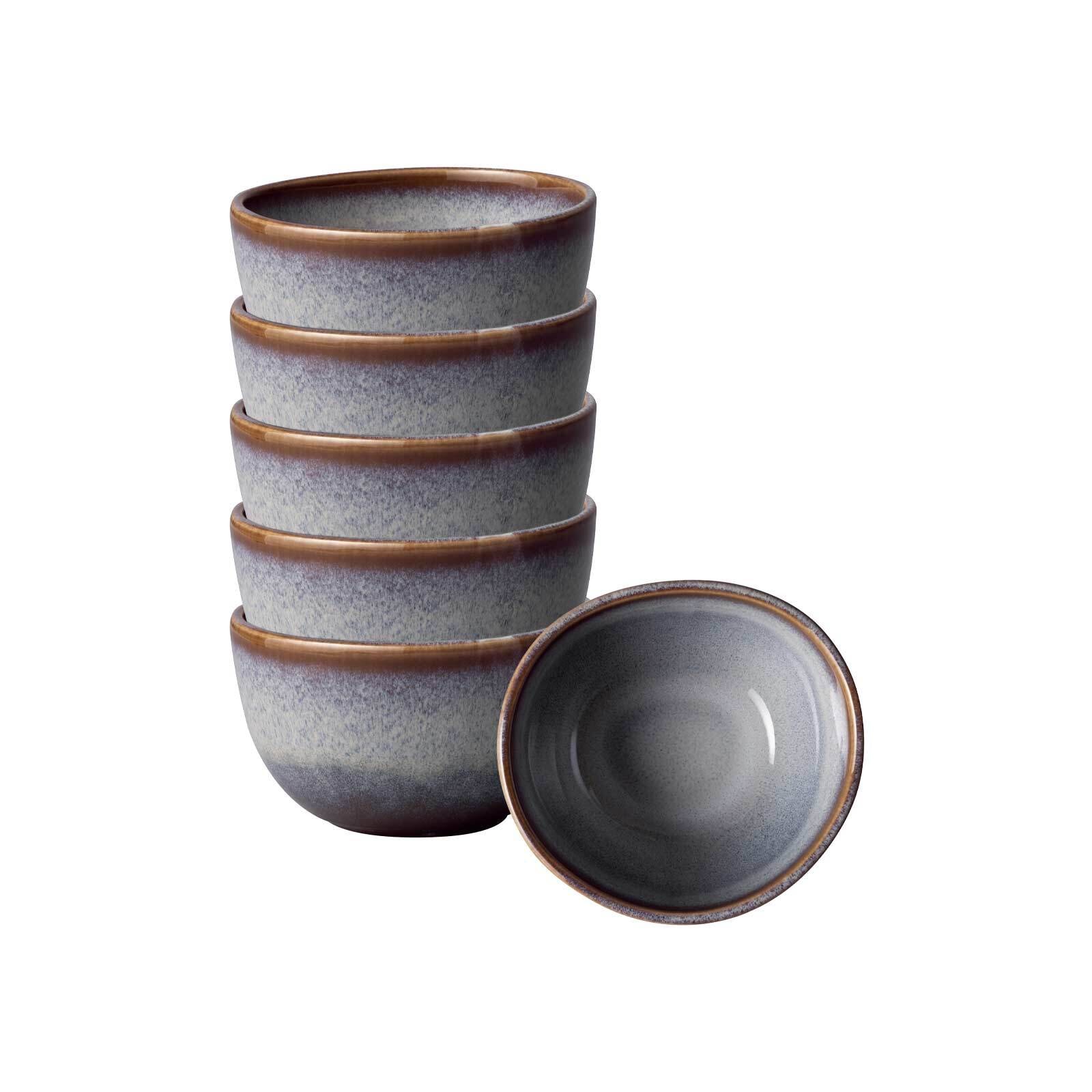 Dipschale "Dipschälchen Lave 140 ml 6er Set", beige, LIKE. BY VILLEROY & BOCH, Schüsseln