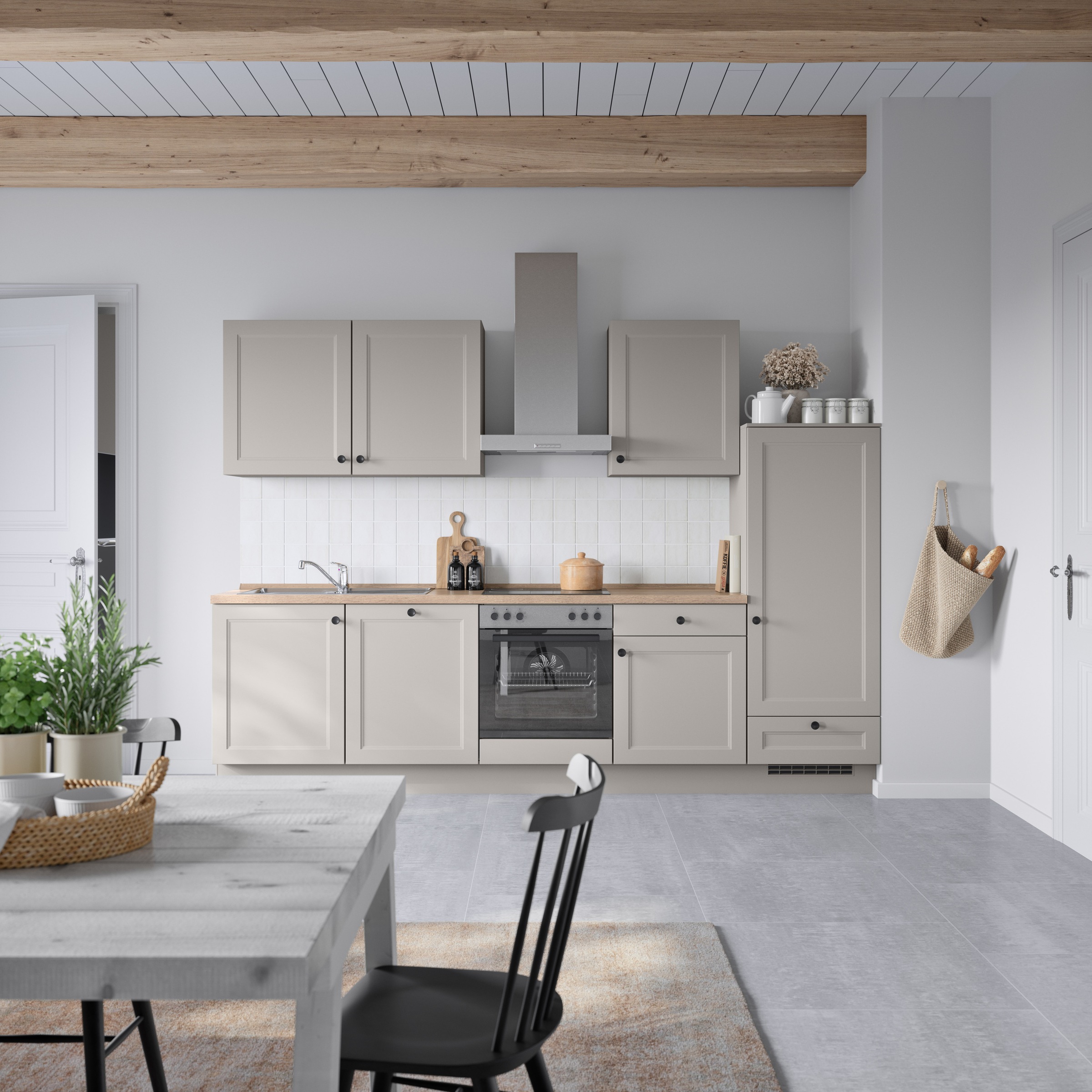 nobilia® Küchenzeile »"Cascada I"«, vormontiert, Ausrichtung wählbar, Breite 300 cm, wahlw. mit E-Geräten