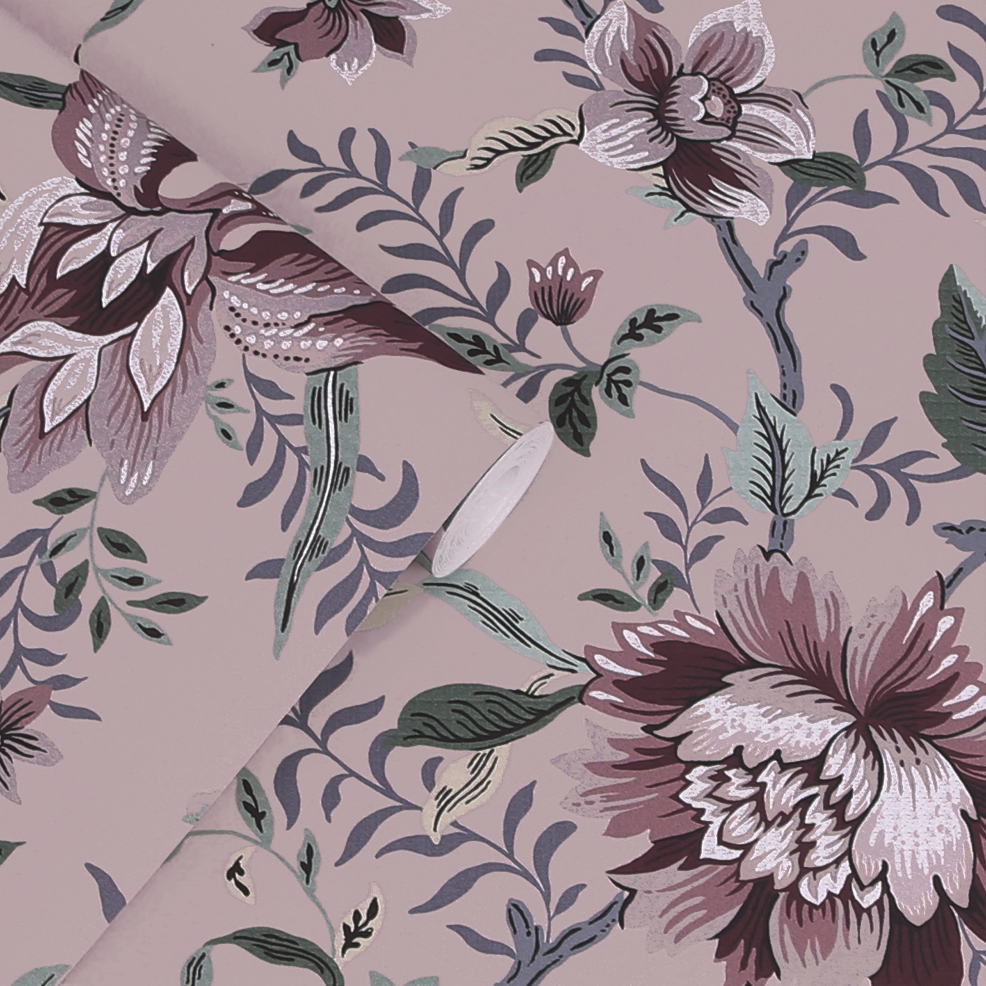 LAURA ASHLEY Vliestapete »Edita’s Garden«, geblümt, 10mx52cm (ca. 5m2)