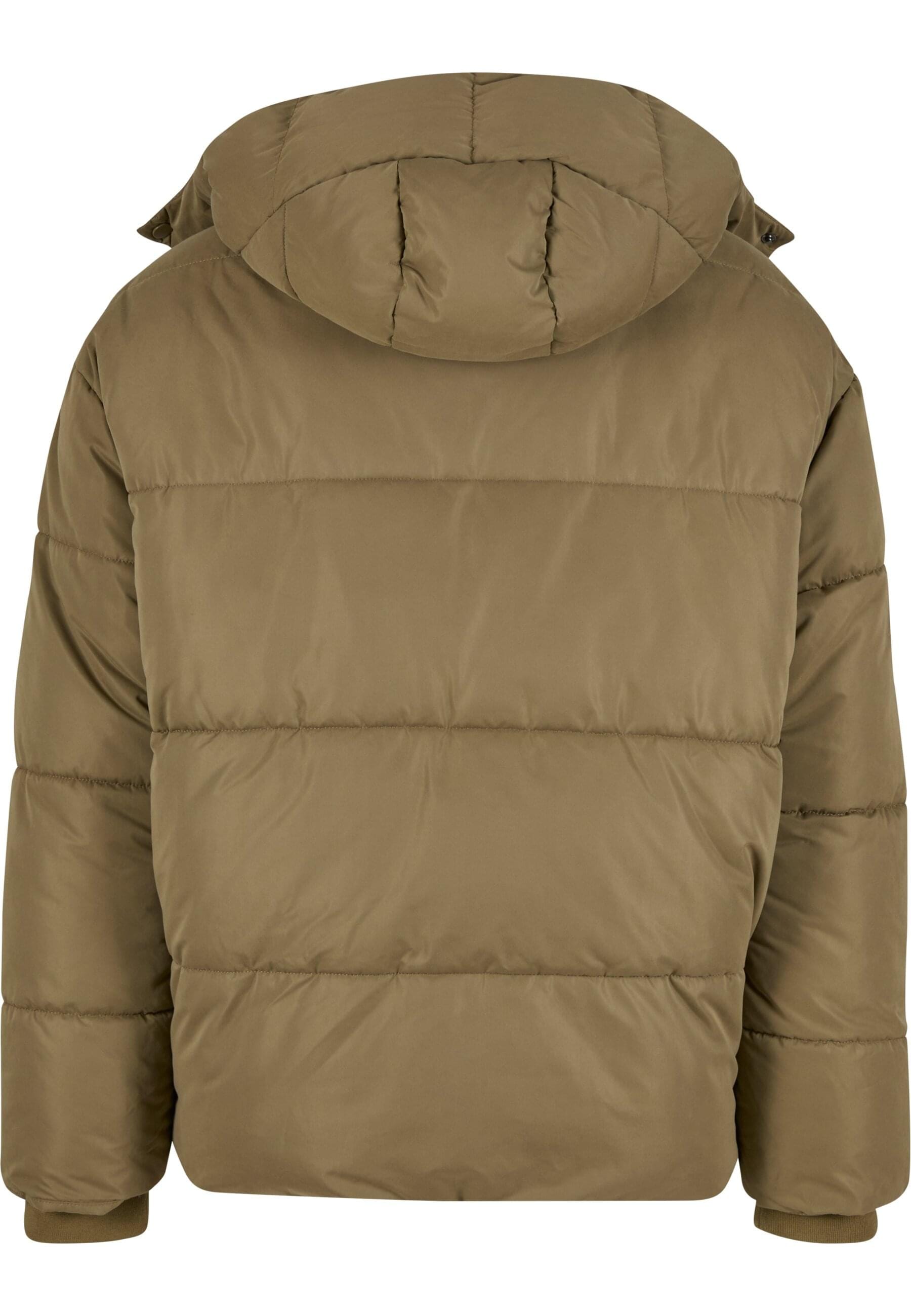 URBAN CLASSICS Winterjacke »Urban Classics Puffer Jacket With Flap Hood«, (1 St.), mit Kapuze