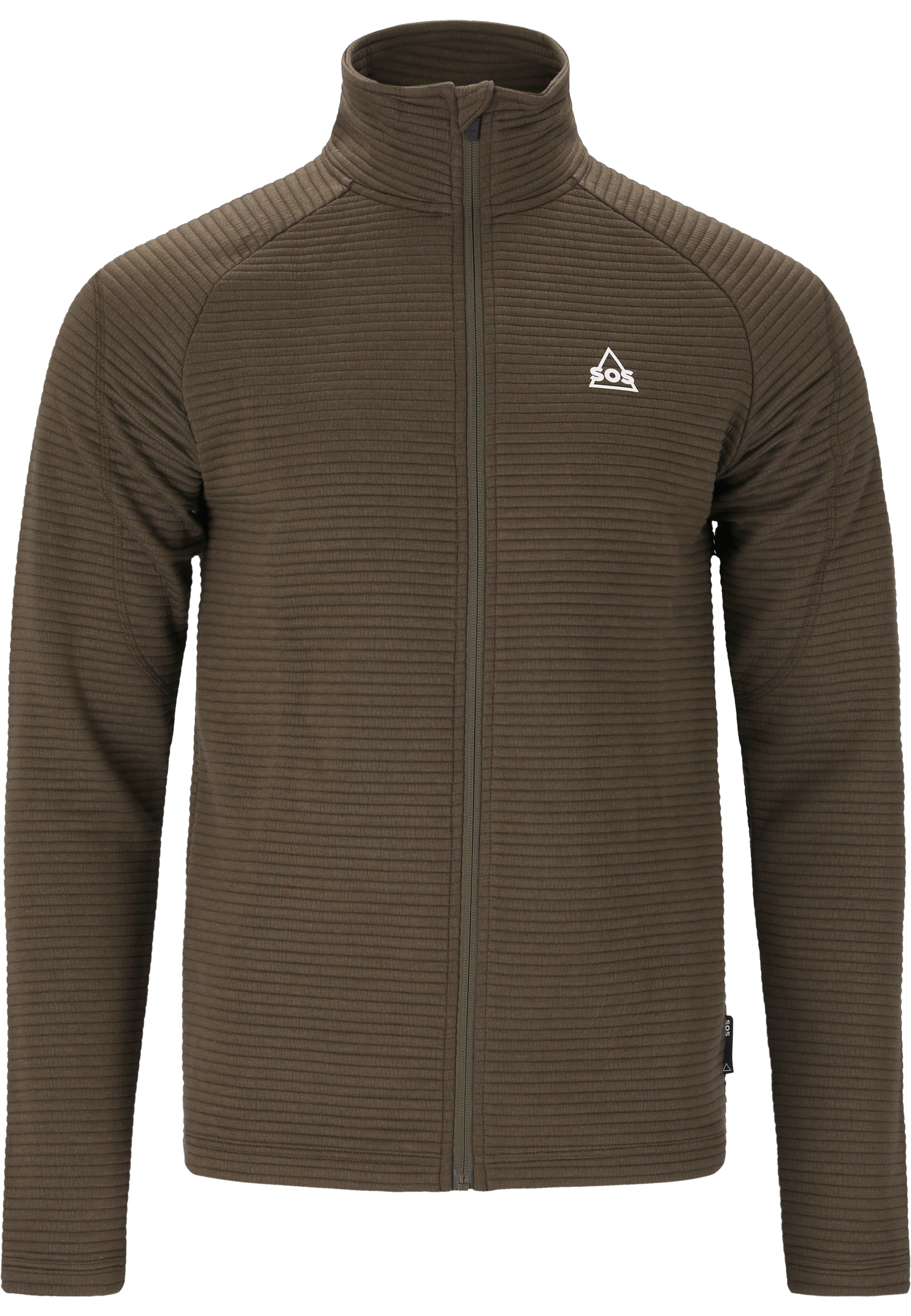 SOS Sweatjacke »Muju«, mit stilvollem Logodetail