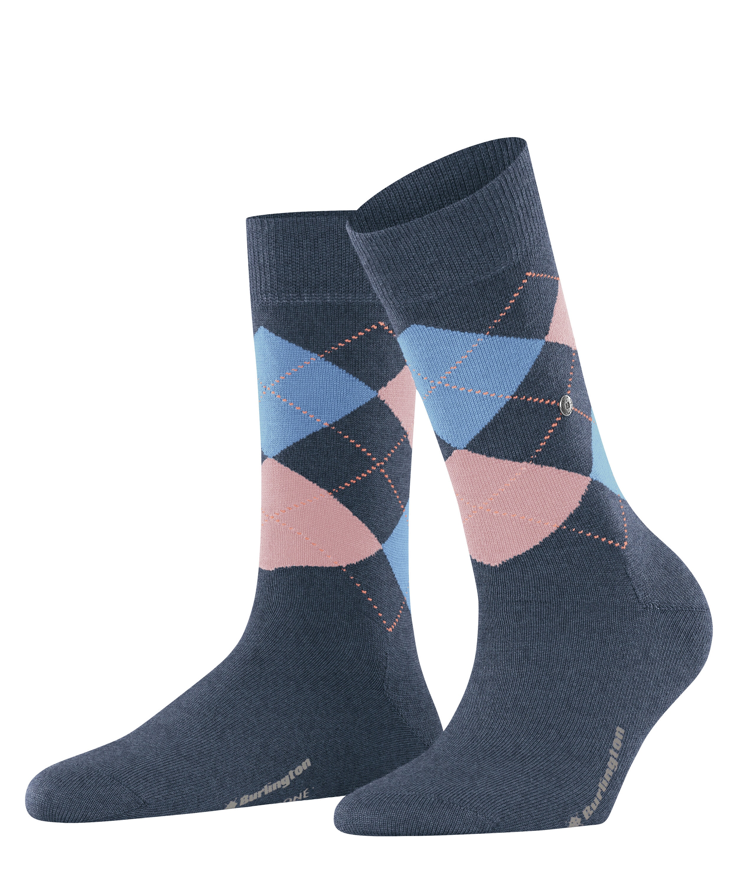 Burlington Socken "Marylebone" Einheitsgröße 36-41, wärmende Wollmischung, Argyle-Muster