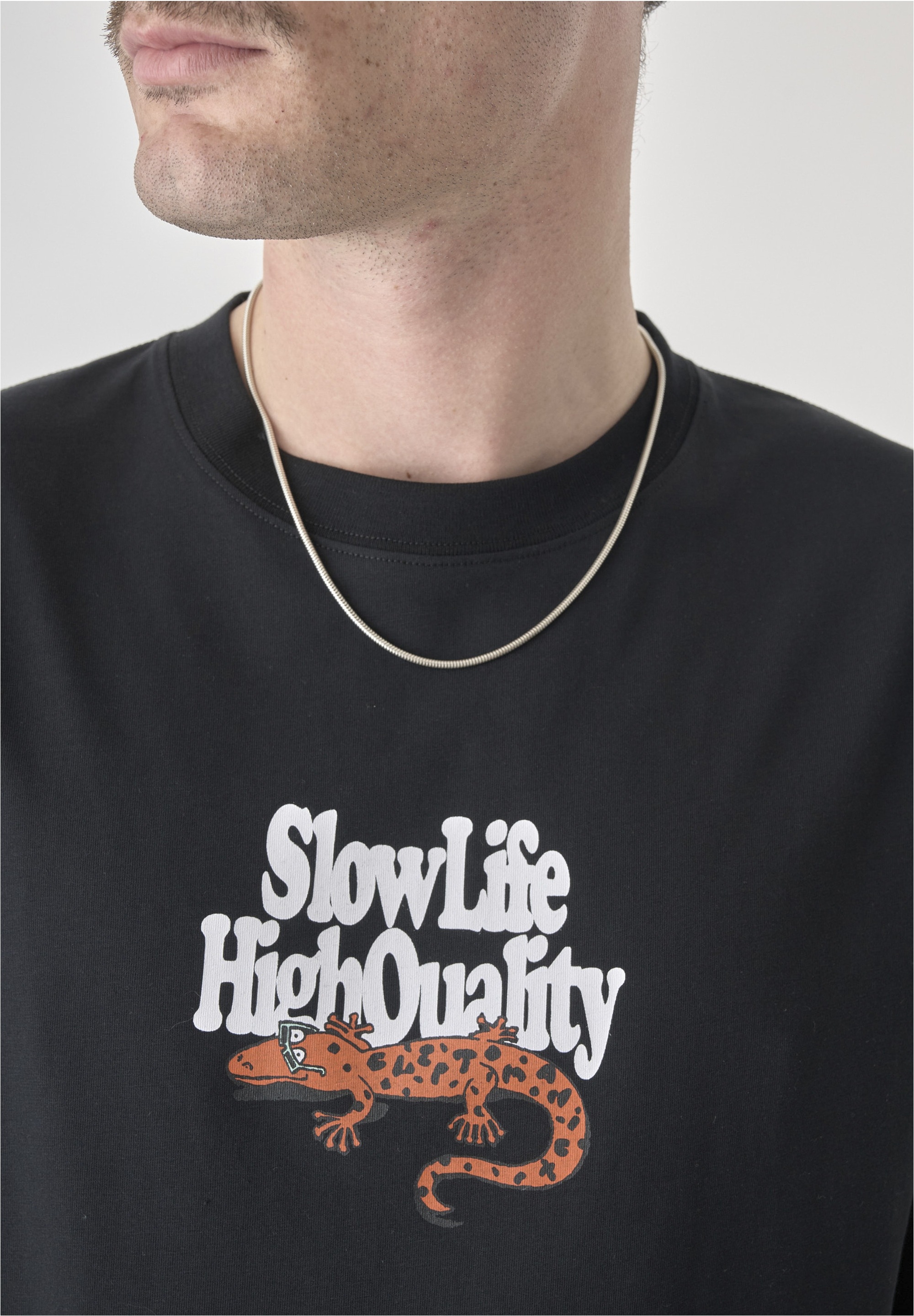 Cleptomanicx T-Shirt »Slow Life«, mit lockerem Schnitt