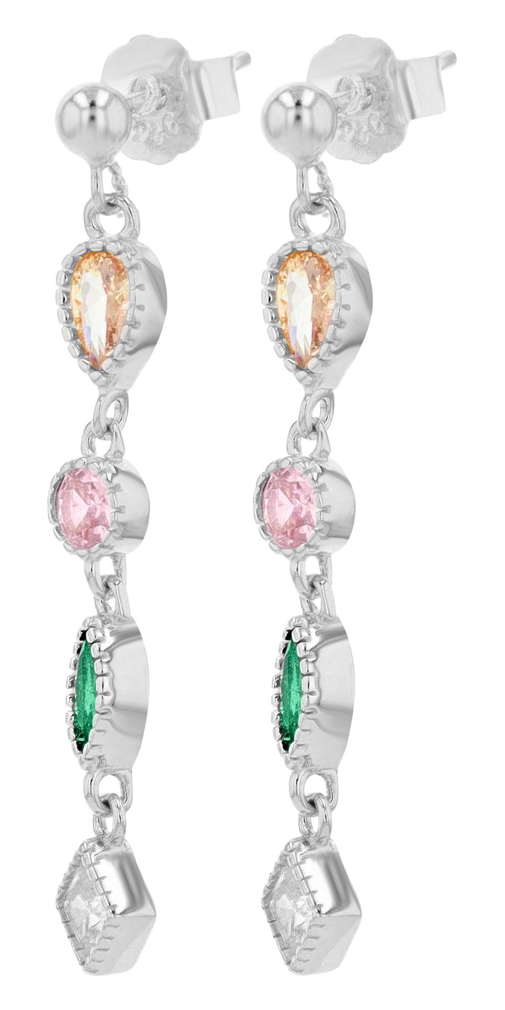 Adelia´s Paar Ohrhänger "Damen Ohrringe – Ohrstecker aus 925 Silber mit Zir günstig online kaufen