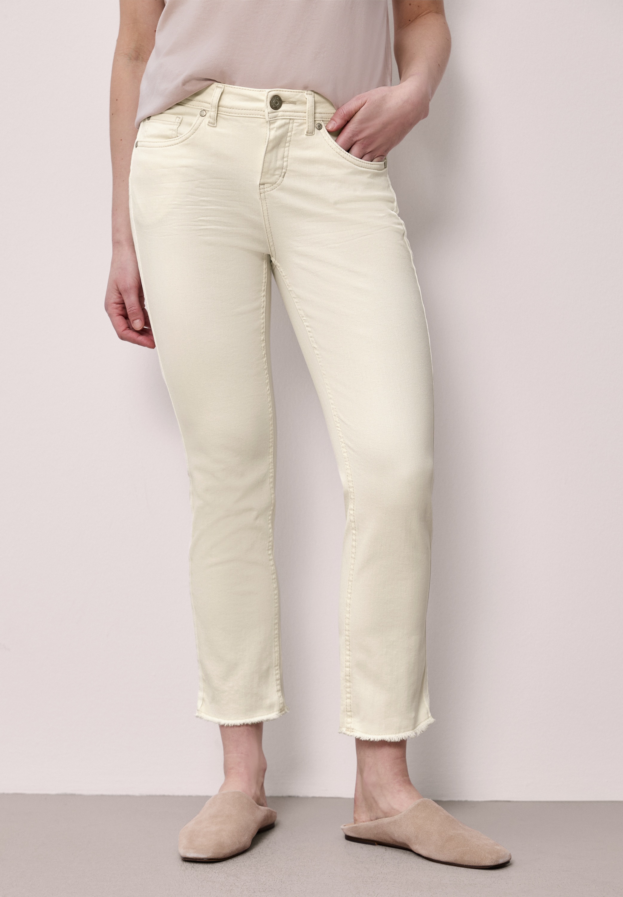 STREET ONE Slim-fit-Jeans Middle Waist