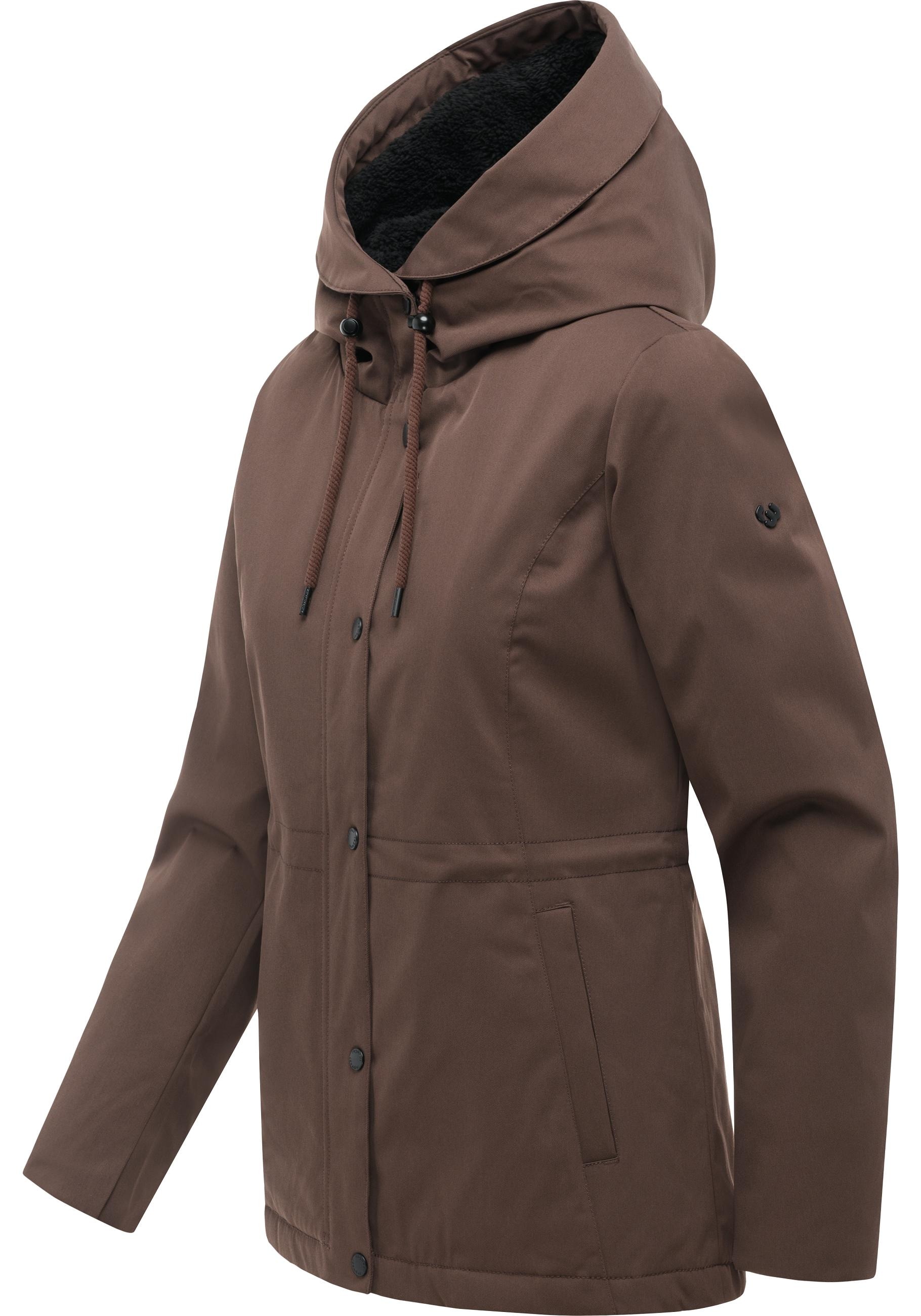 Ragwear Outdoorjacke »Padmini B Y« mit Kapuze Wasserdichte Übergangsjacke mit Taillenzugkordel